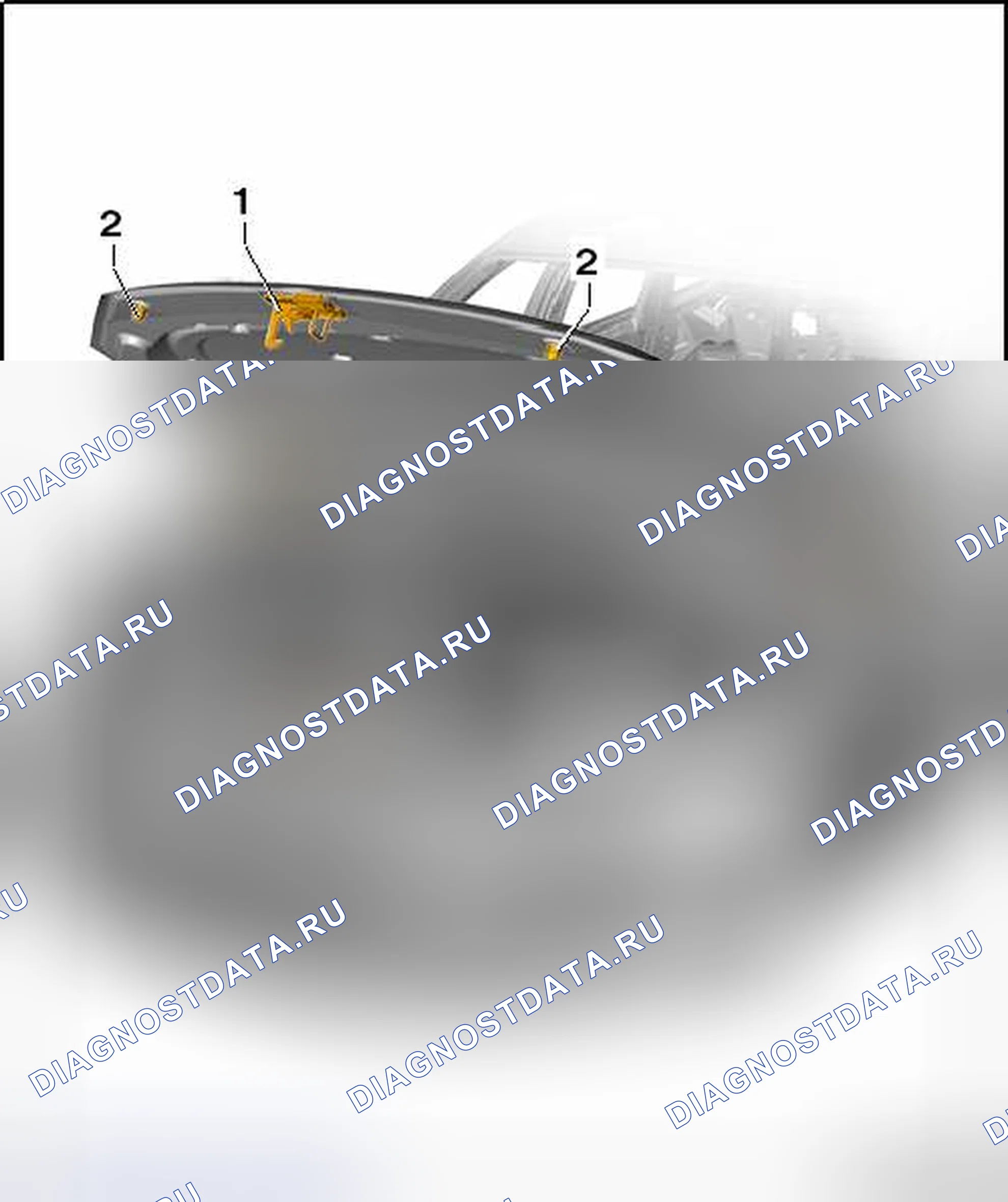 Рис. 37: КАПОТ, РЕГУЛИРОВКА. Volkswagen Touareg II