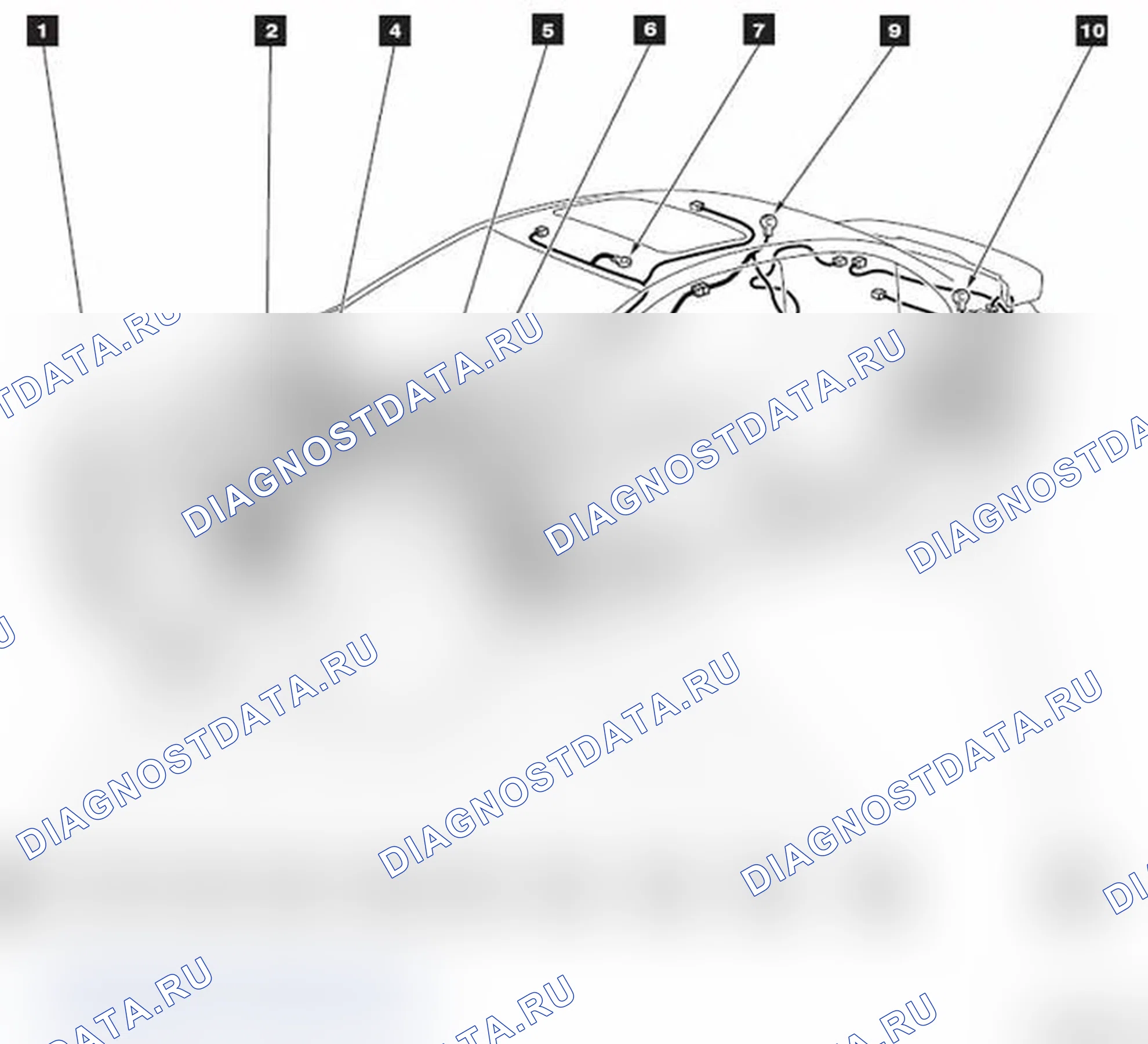 Рис. 140: Заземление. Mitsubishi Lancer Ralliart X