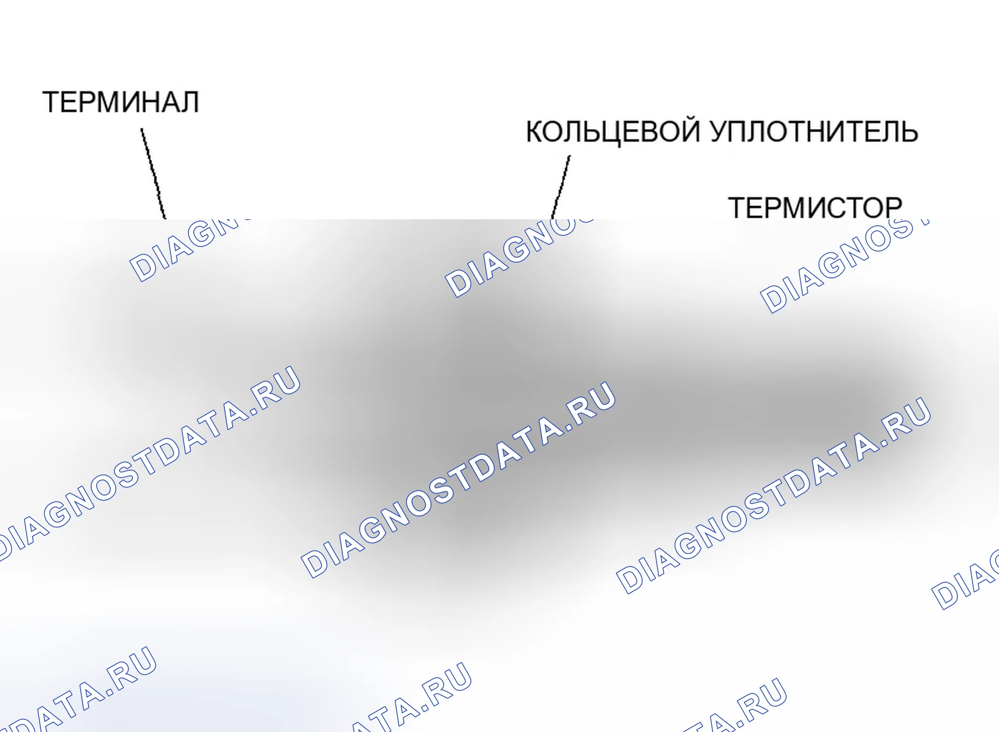 Рис. 34: Датчик температуры охлаждающей жидкости двигателя (температура охлаждающей жидкости). Honda Civic VII рестайлинг