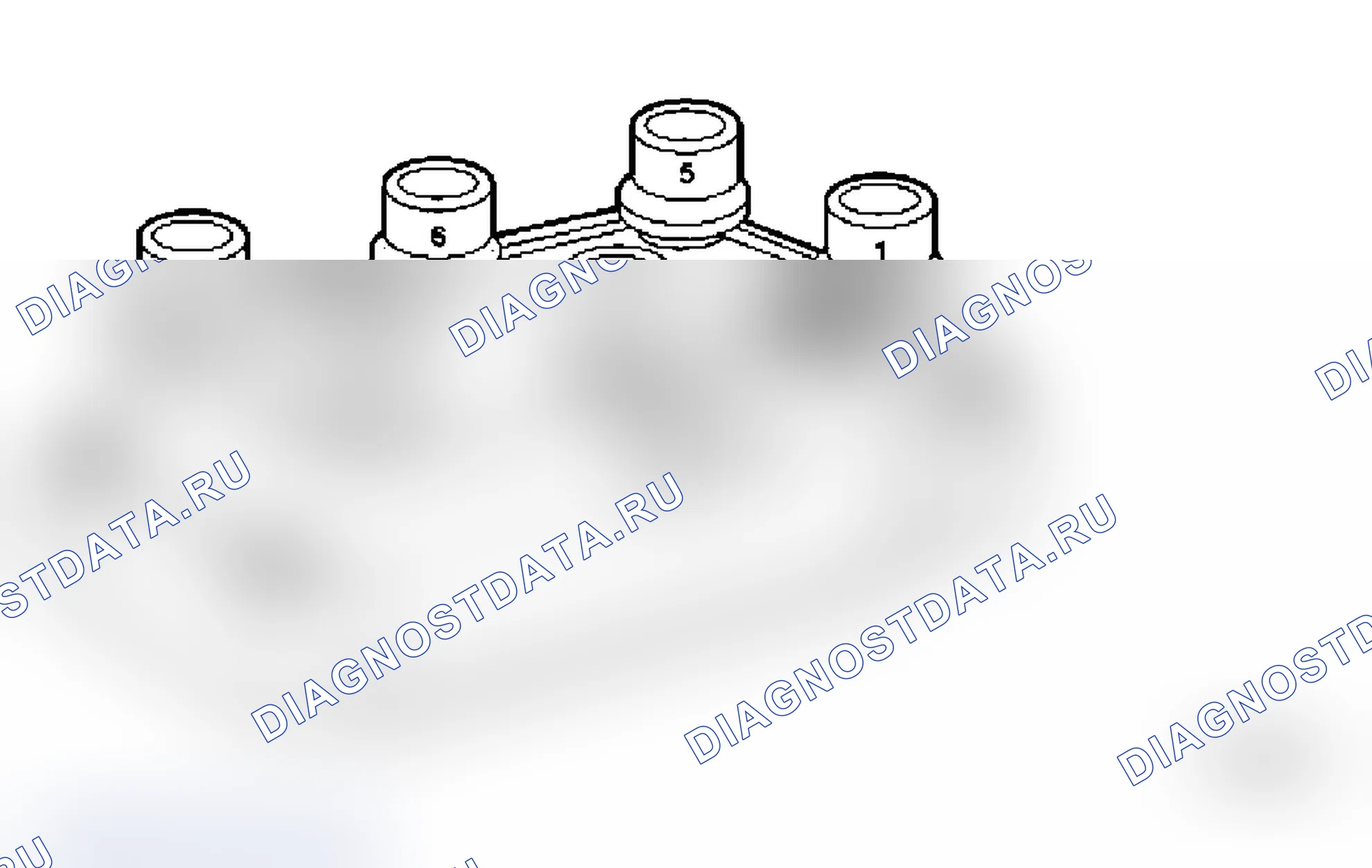 Рис. 65: Пакет катушек. Ford Cab & Chassis F350 Super Duty 