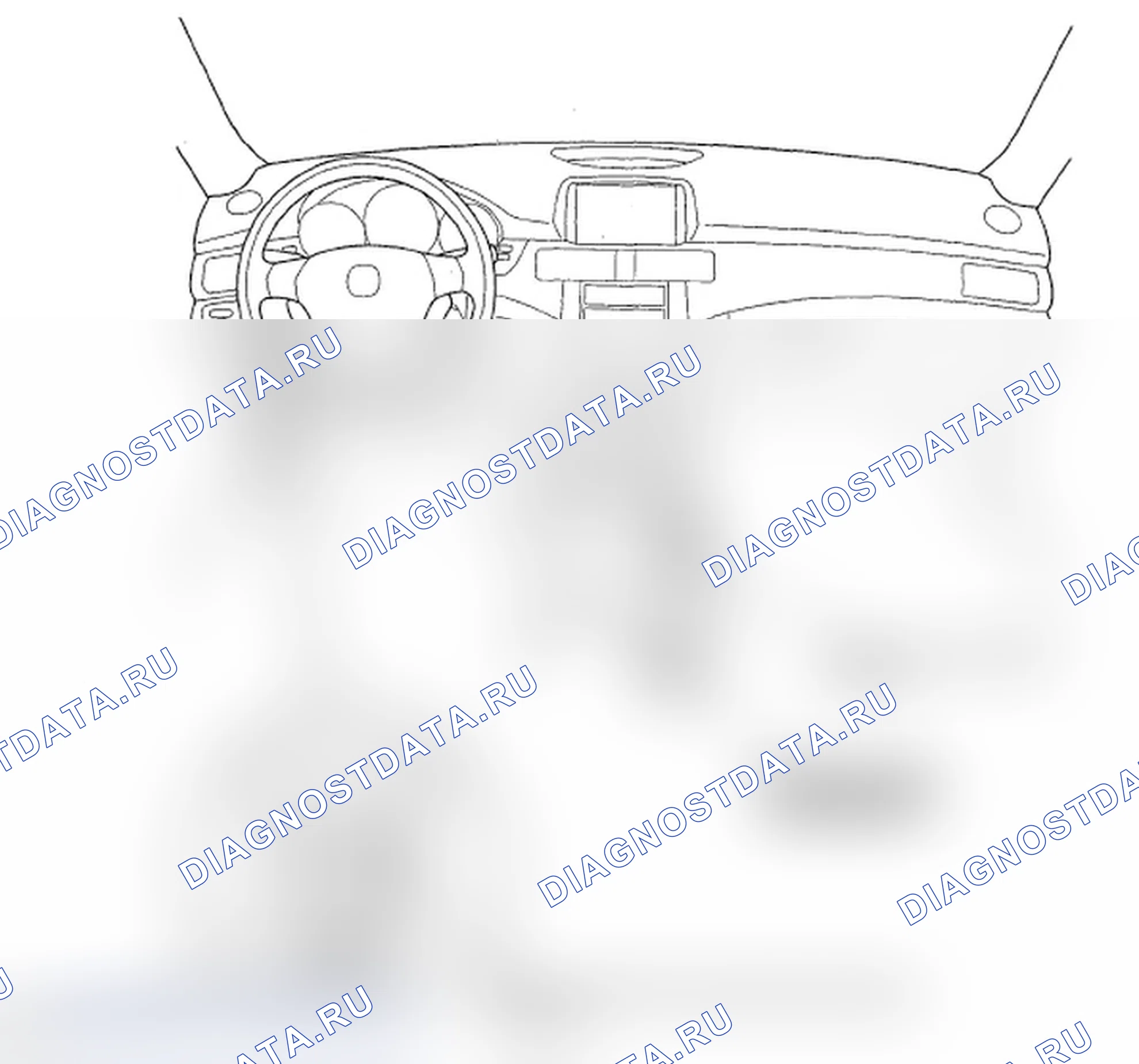 Рис. 71: Указатель расположения компонентов. Acura RL II