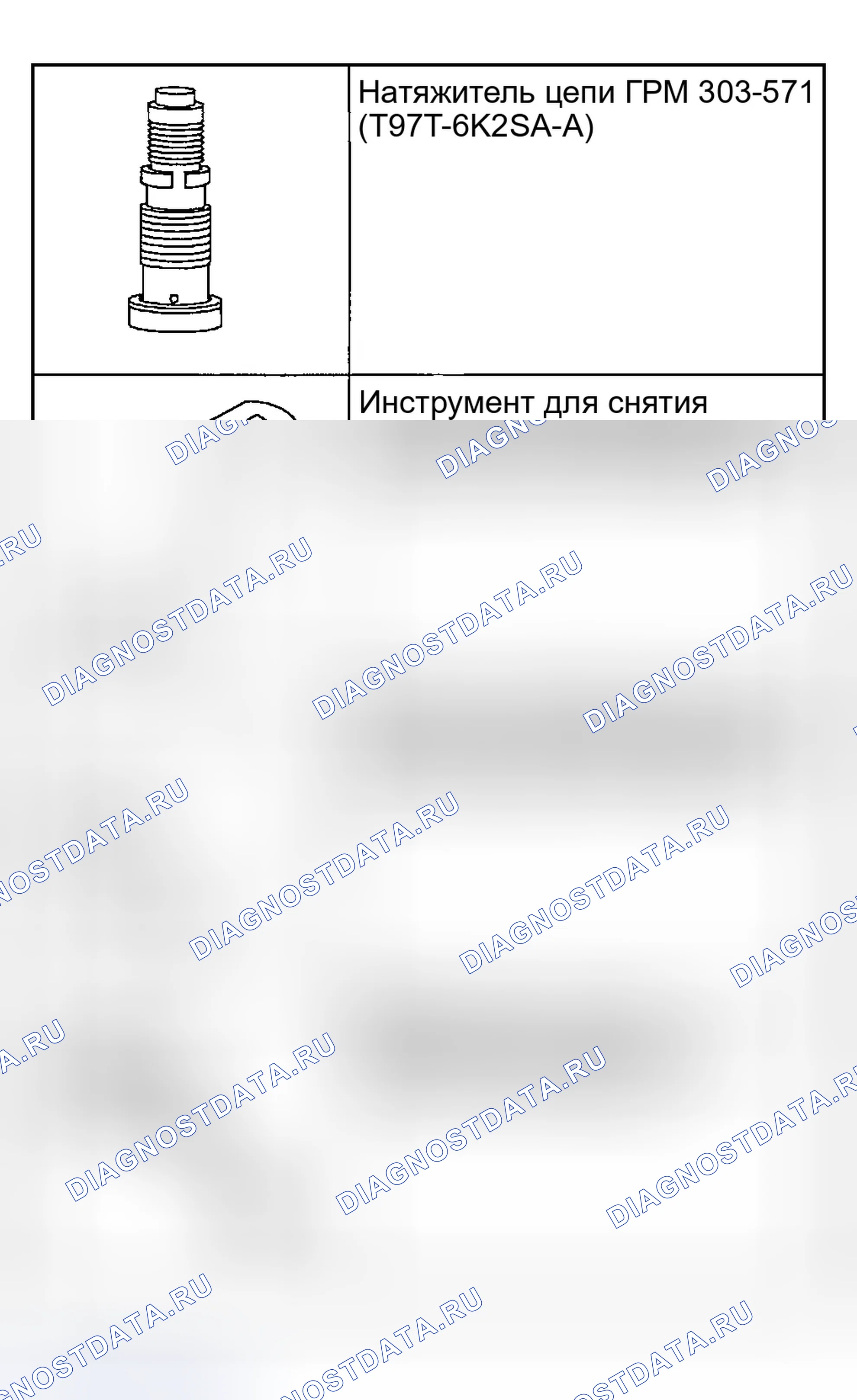 Рис. 182: Специальные инструменты. Ford Explorer Sport Trac I