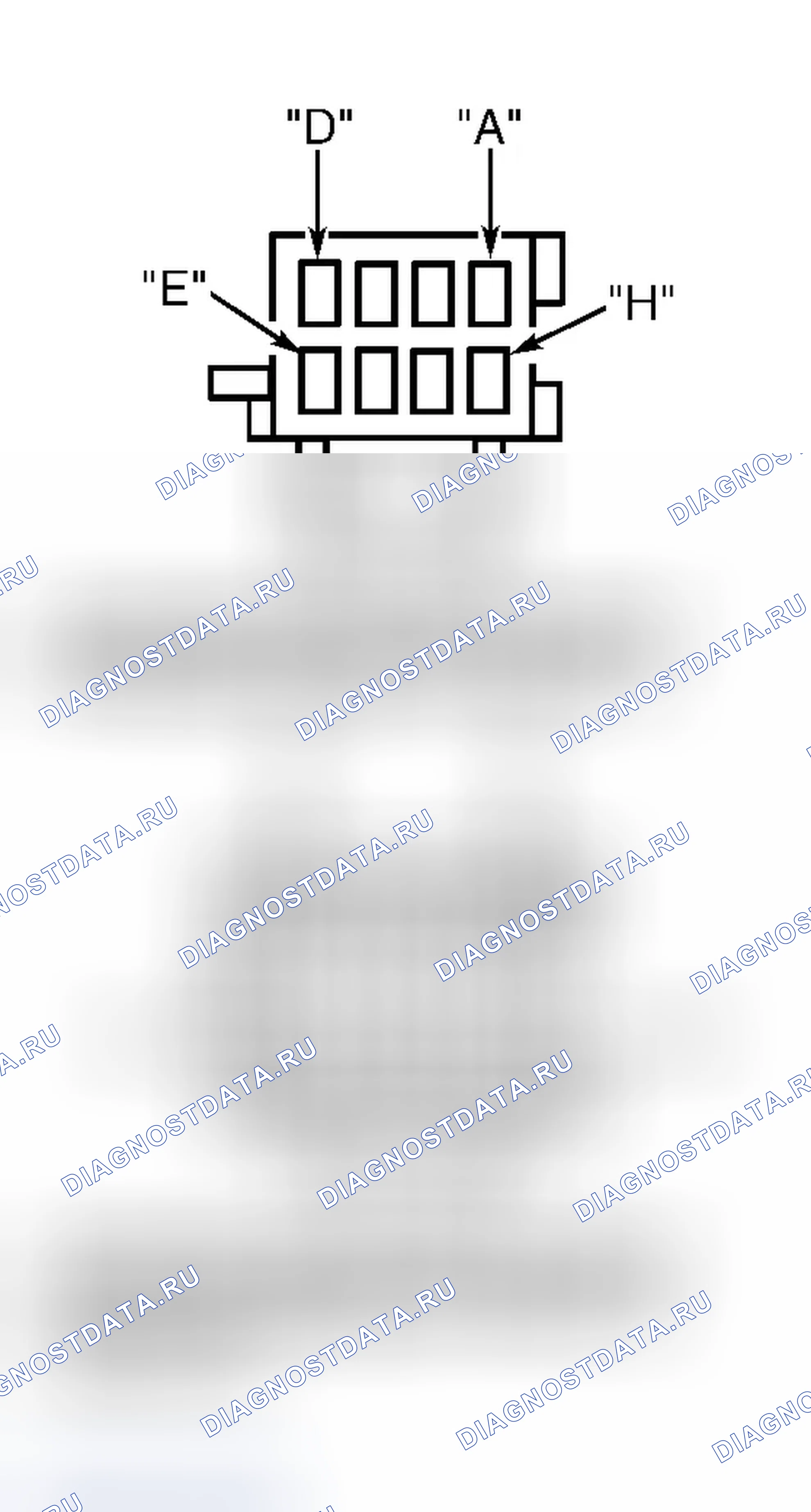Рис. 8: БЛОКИРОВКА ПИТАНИЯ И ТЕСТИРОВАНИЕ МОДУЛЯ RKE. Dodge Pickup R2500 