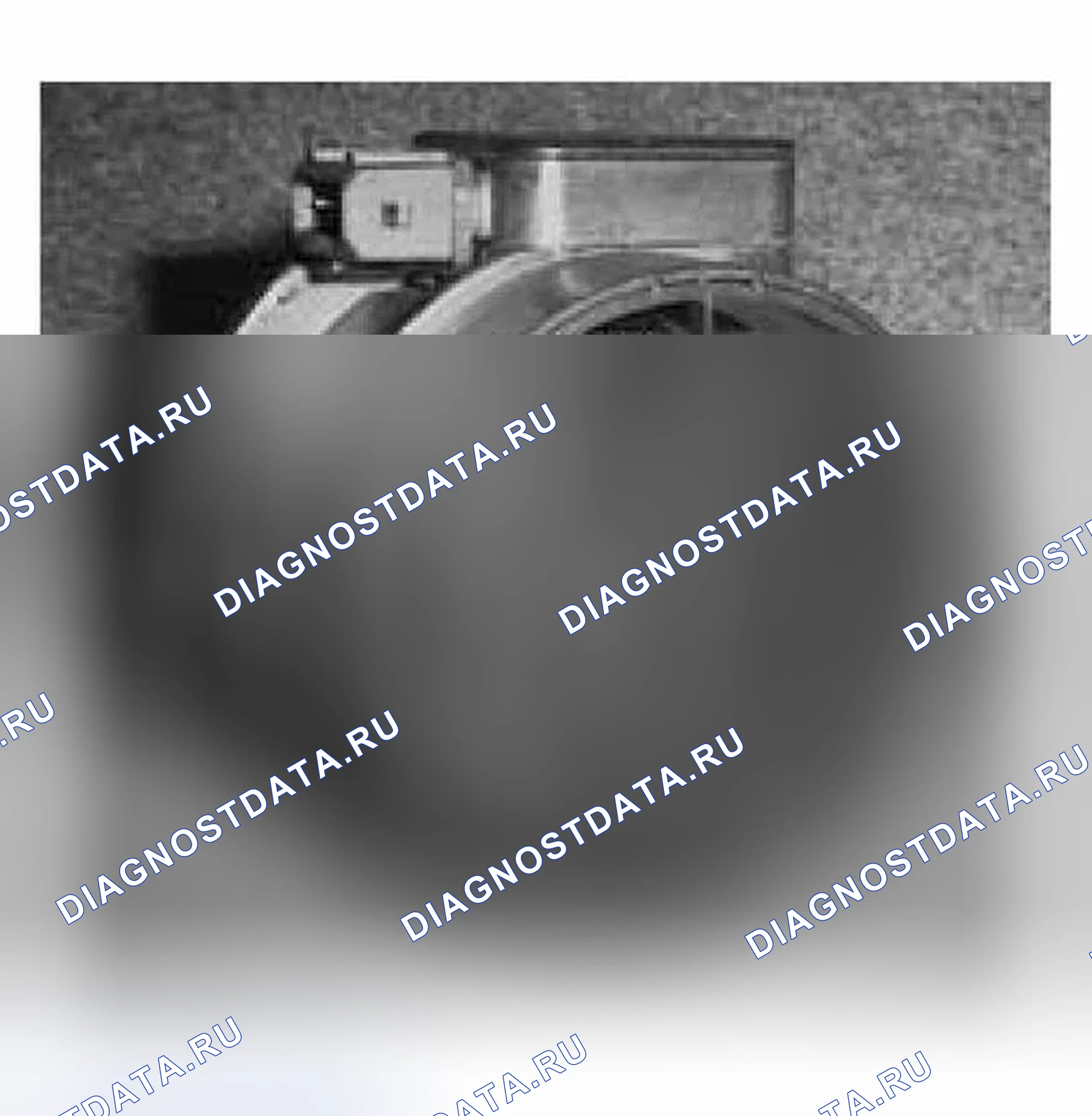 Рис. 540: Идентификация датчика массового расхода воздуха HFM (1 из 2). BMW X5 E53