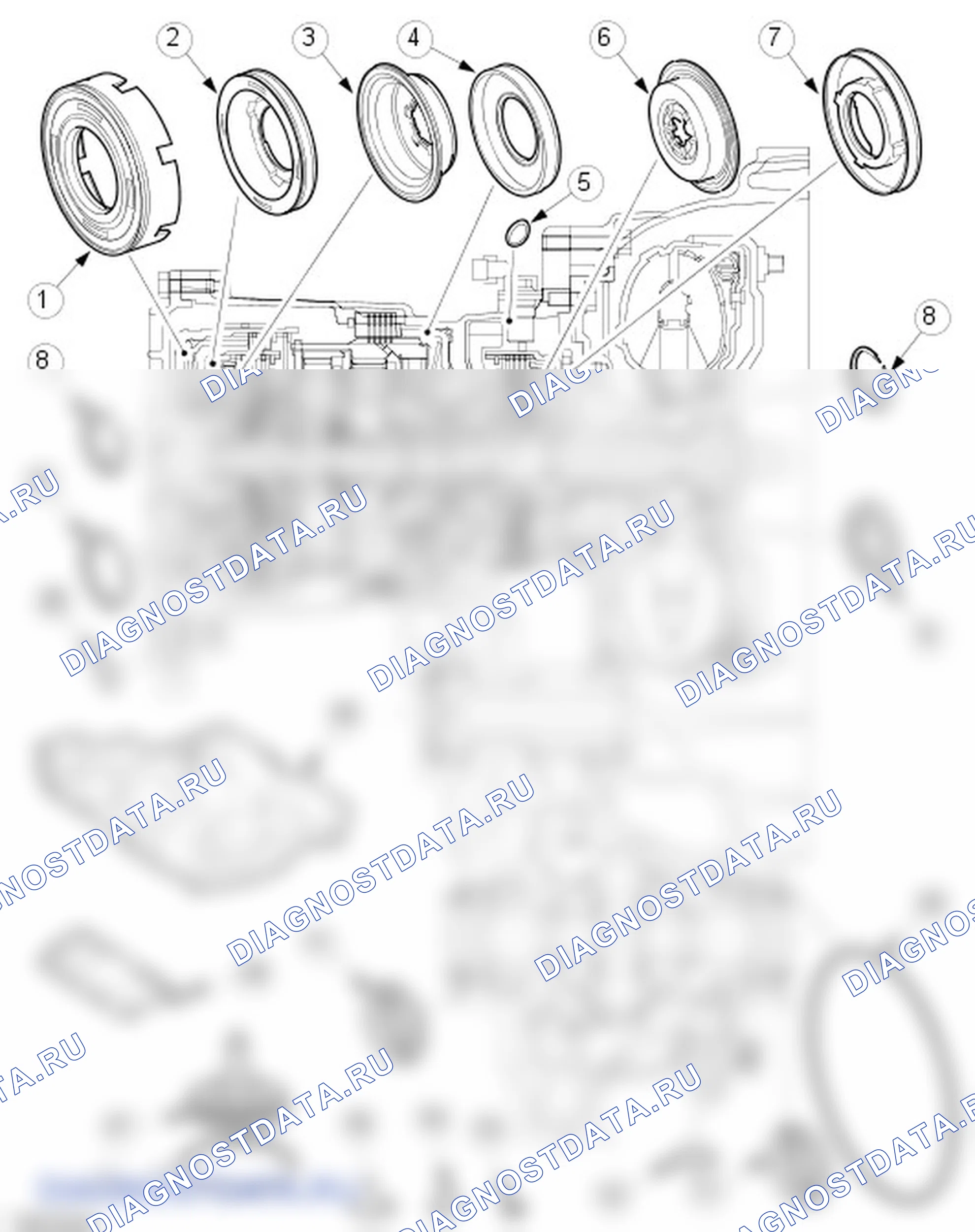 Описание коробки передач в блоке с ведущим мостом. Ford C-MAX I рестайлинг