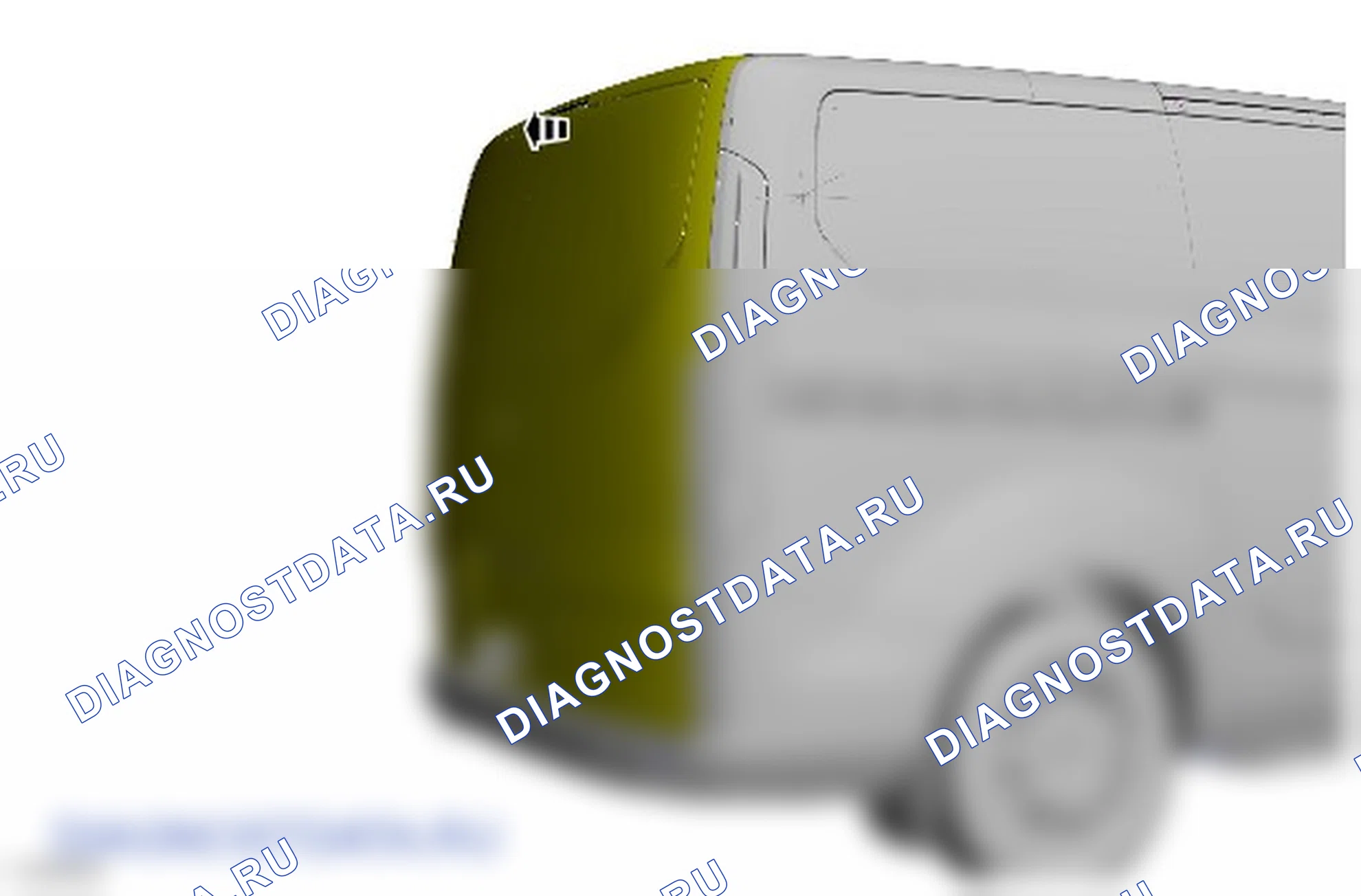 Как выверить поднимаемую дверь багажного отделения. Ford Transit Custom I