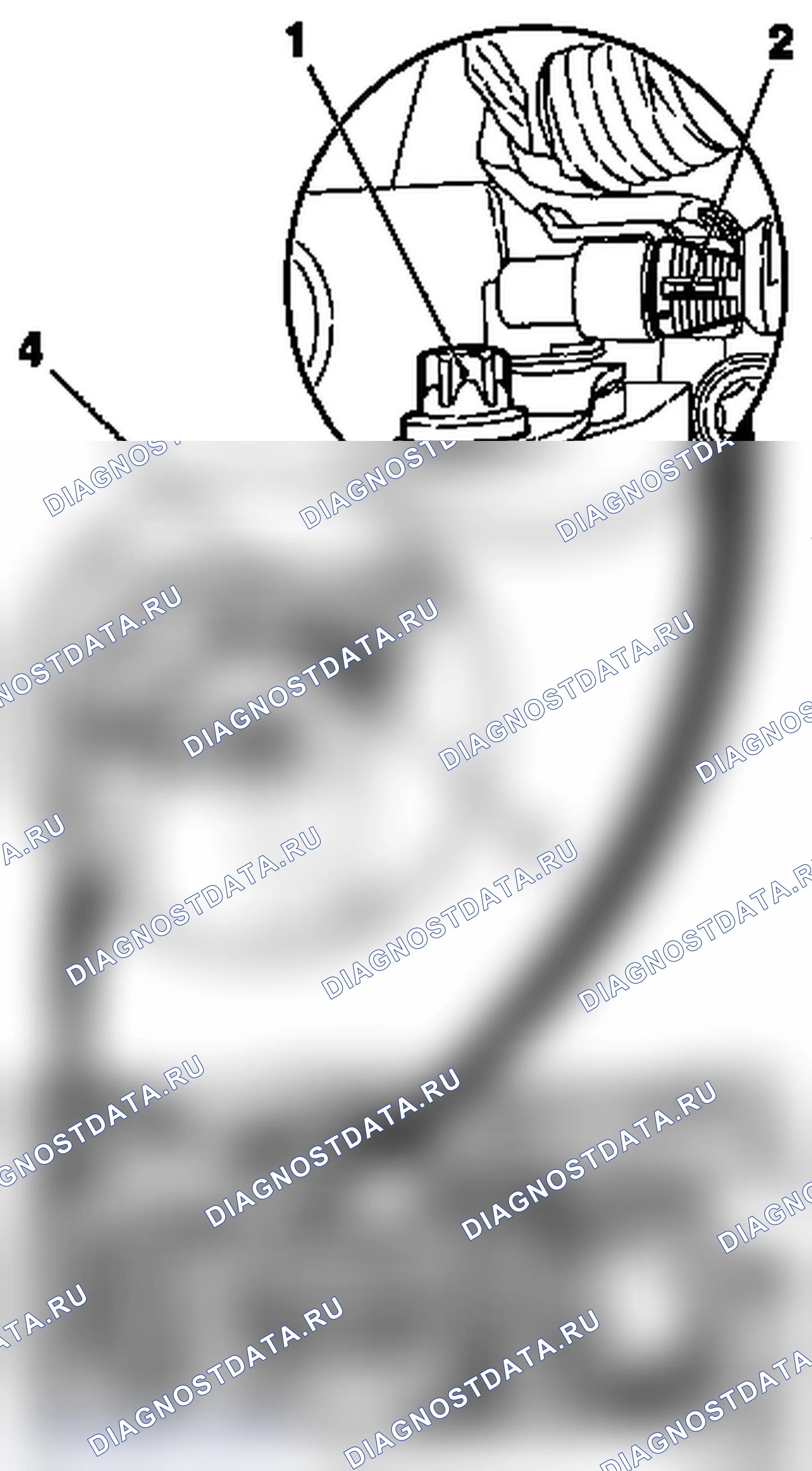 Демонтаж и установка датчика распредвала (Z 16 SE). Opel Astra G
