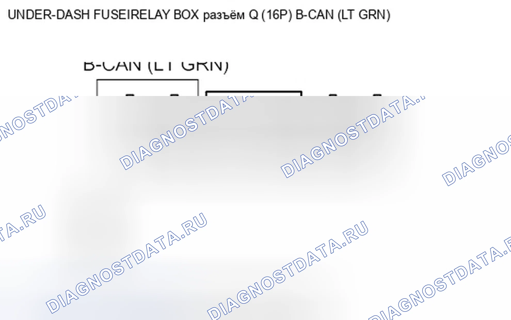 Рис. 9: расшифровка кода ошибки B1000: Ошибка цепи связи (шина-OFF). Honda Fit GE