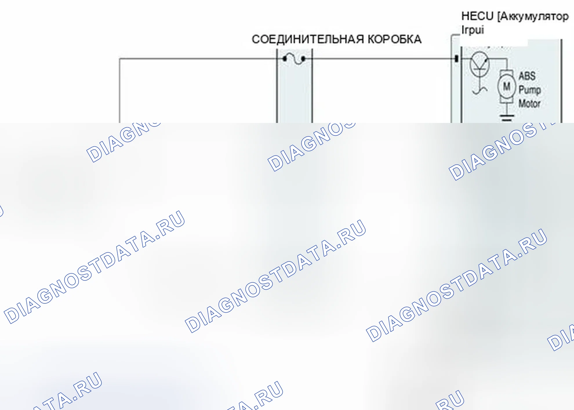 Рис. 132: Схема диагностической цепи. Hyundai Sonata VI