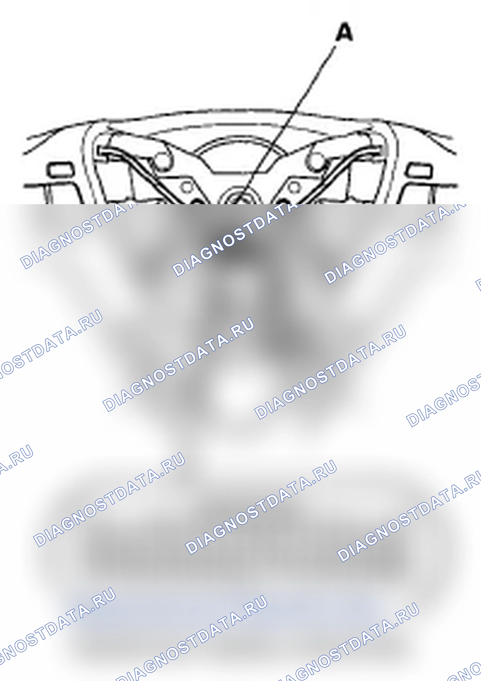 Рис. 29: Тест/замена многоинформационного коммутатора. Acura MDX II
