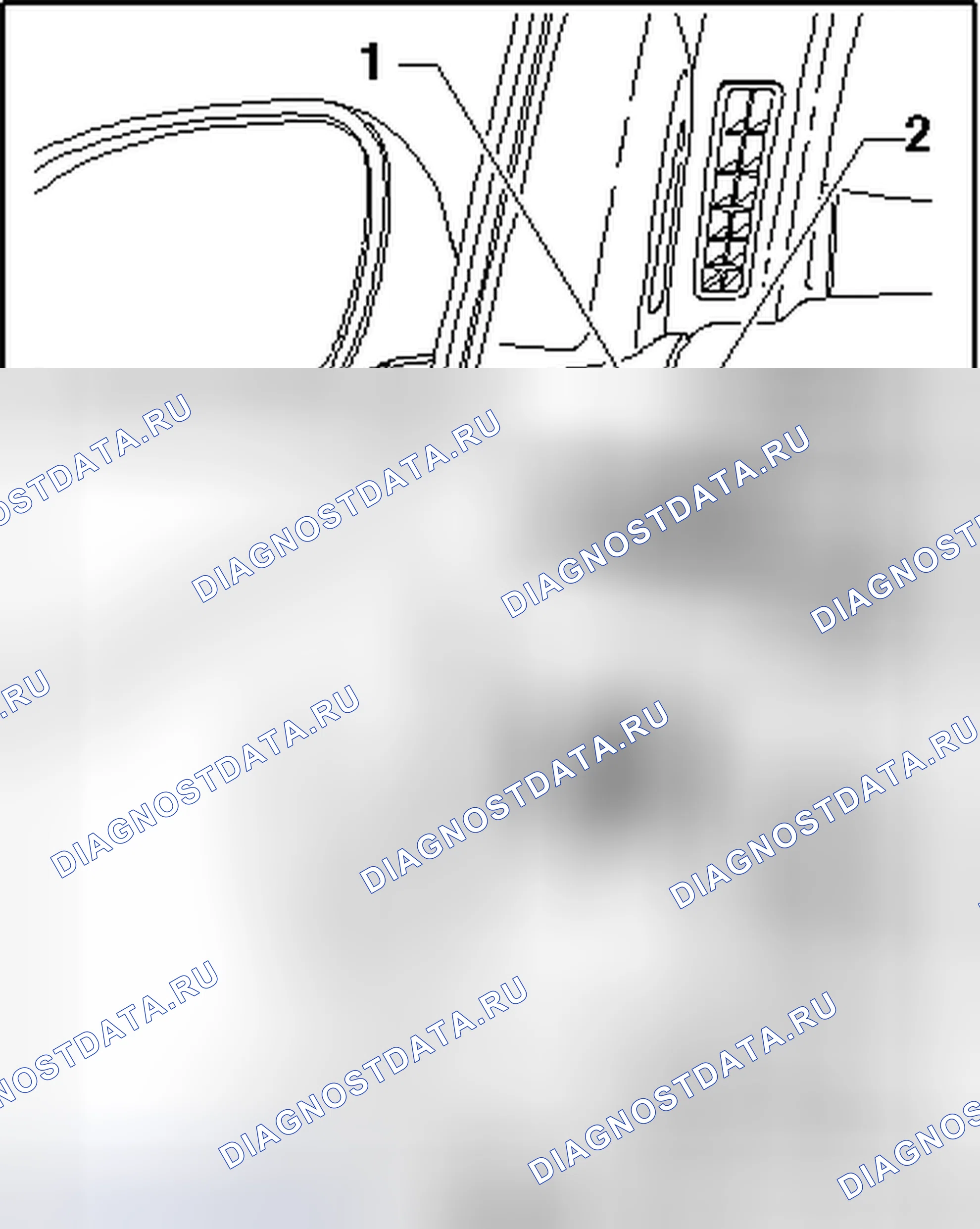 Рис. 4: ПРИБОРНАЯ ПАНЕЛЬ, ГОЛЬФ ОТ MY 04, ВЫРАВНИВАНИЕ. Volkswagen Golf Mk7