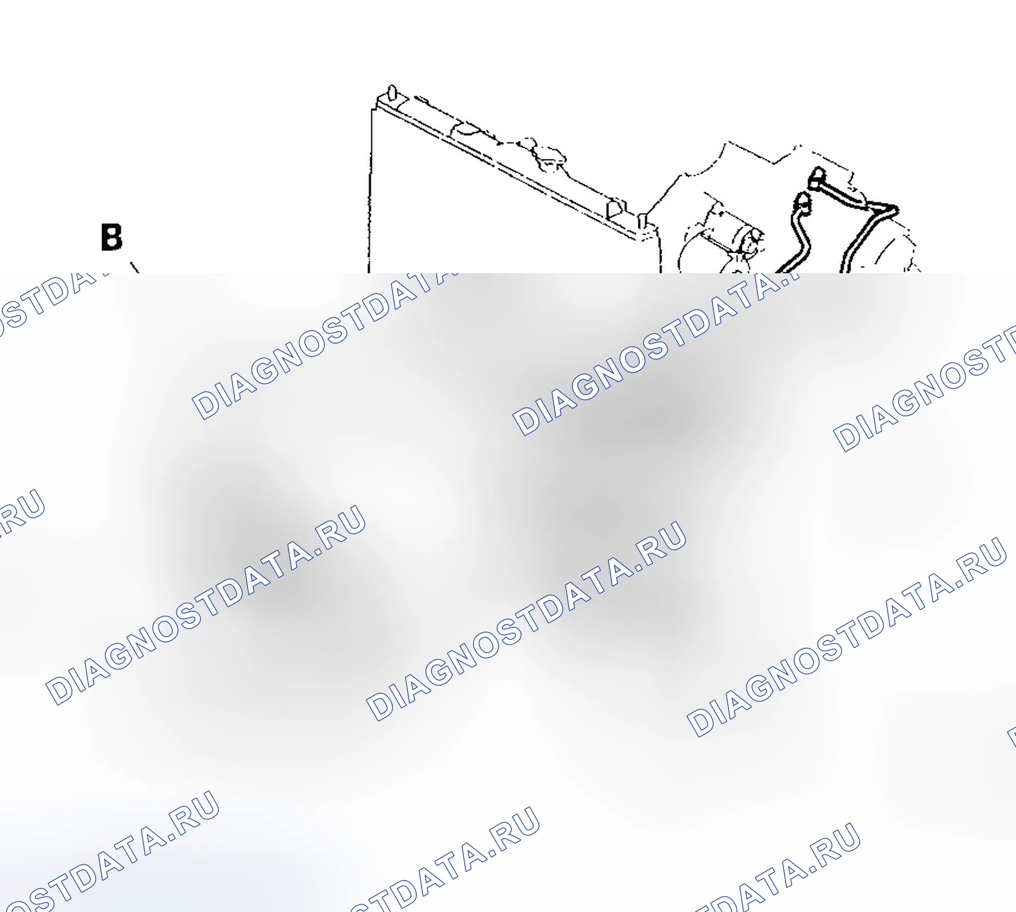 Рис. 490: Промывка охладителя ATF. Honda Odyssey II