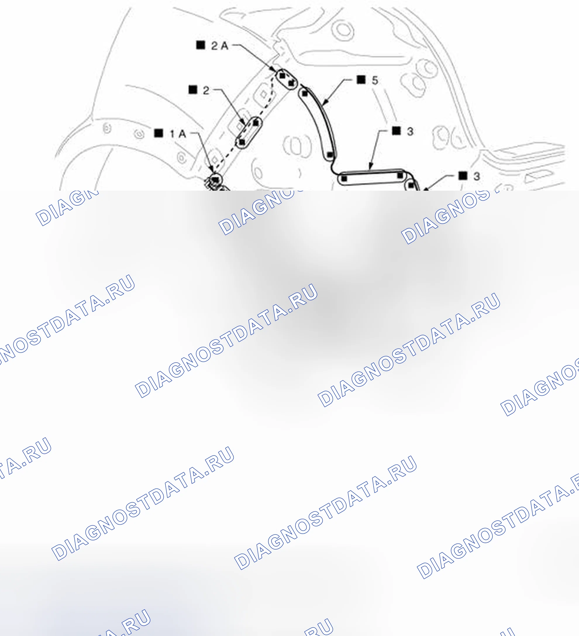 Рис. 202: Удлинитель заднего крыла (модели 2WD). BMW 4 серия F32/F33 рестайлинг