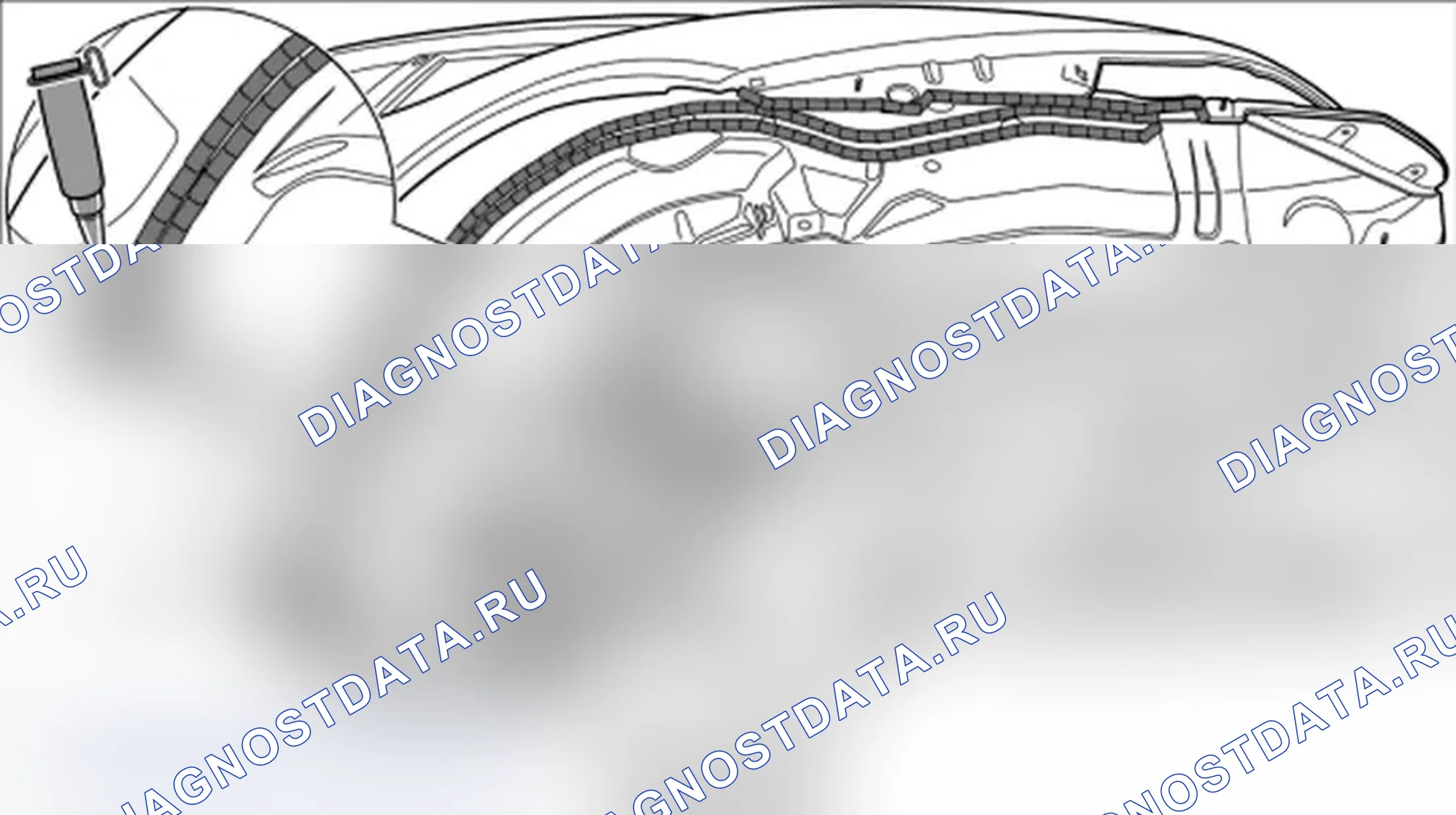 Рис. 719: Сторона заднего конца. Porsche 911 GT3 997