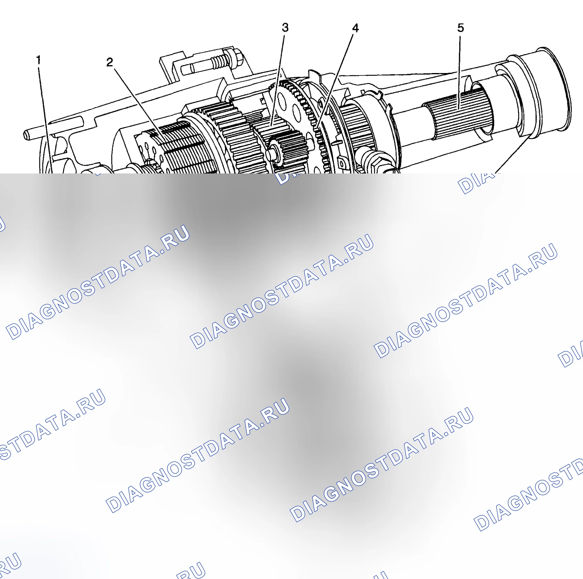 Рис. 62: Описание и работа раздаточной коробки. GMC Cab & Chassis Sierra 3500 GMT800 early