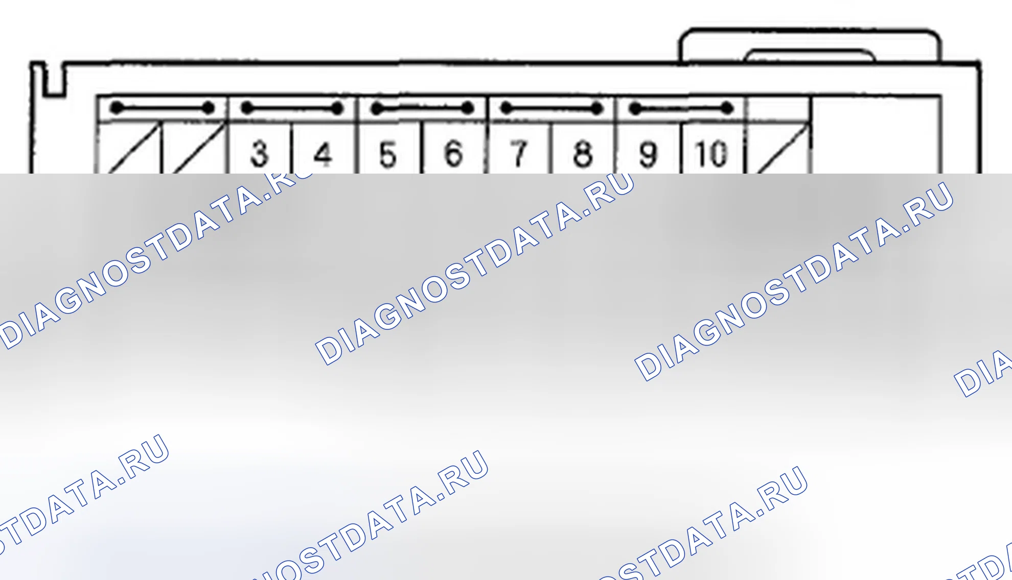 Рис. 223: Входы и выходы модуля SRS разъема A (39P). Acura TSX II