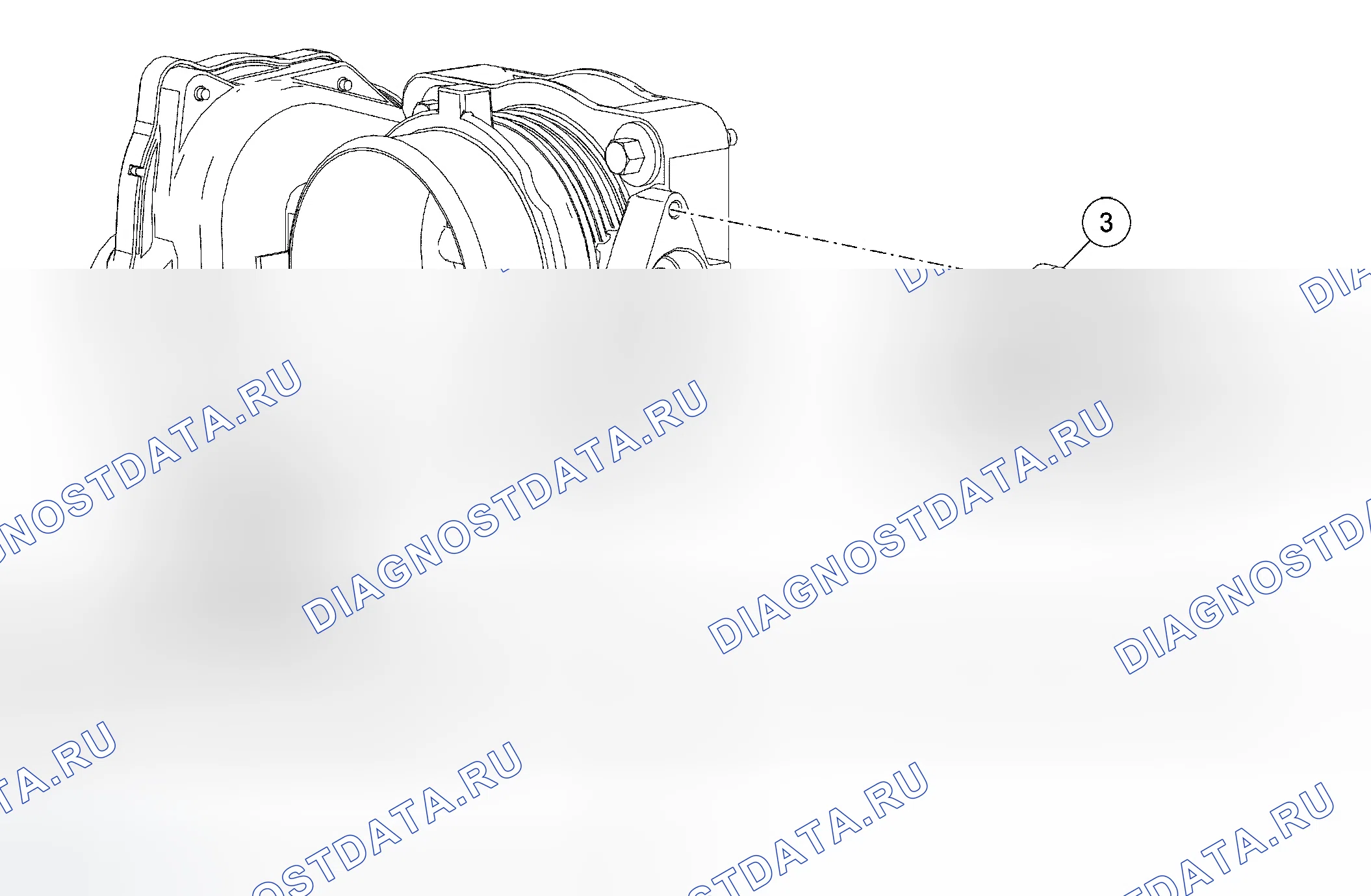 Рис. 89: Датчик положения дроссельной заслонки (Tp) - 4,6 л (2V). Ford Pickup F350 Super Duty 