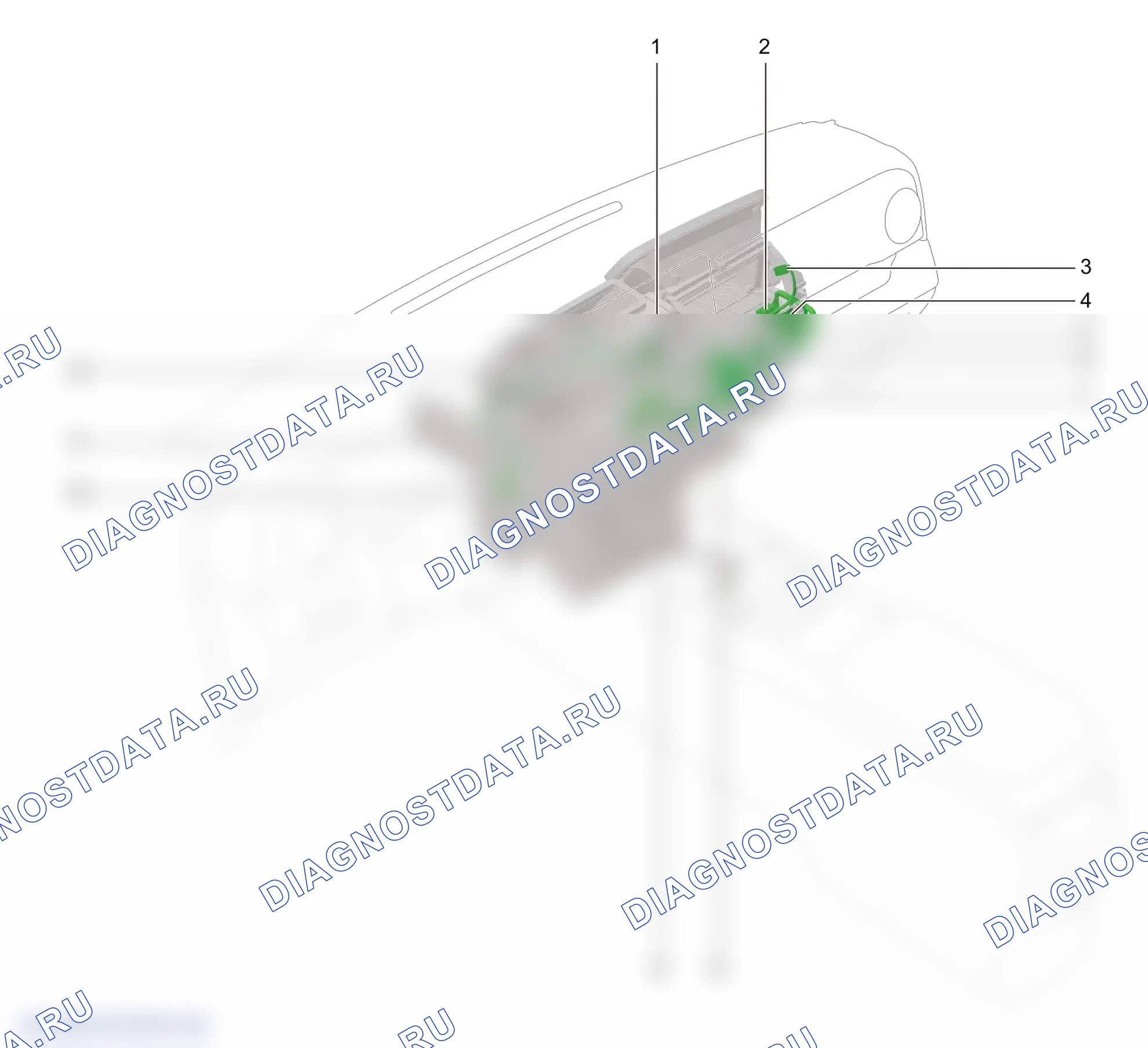 Расположение проводки: Жгут кондиционера (схема жгута). Tank 300 II