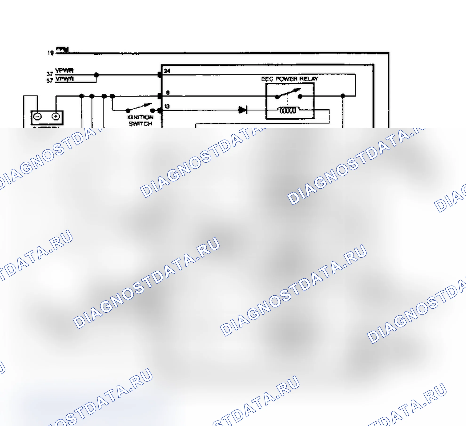 Рис. 142: Схемы IRCM (Taurus 3.0L SHO). Ford Thunderbird X