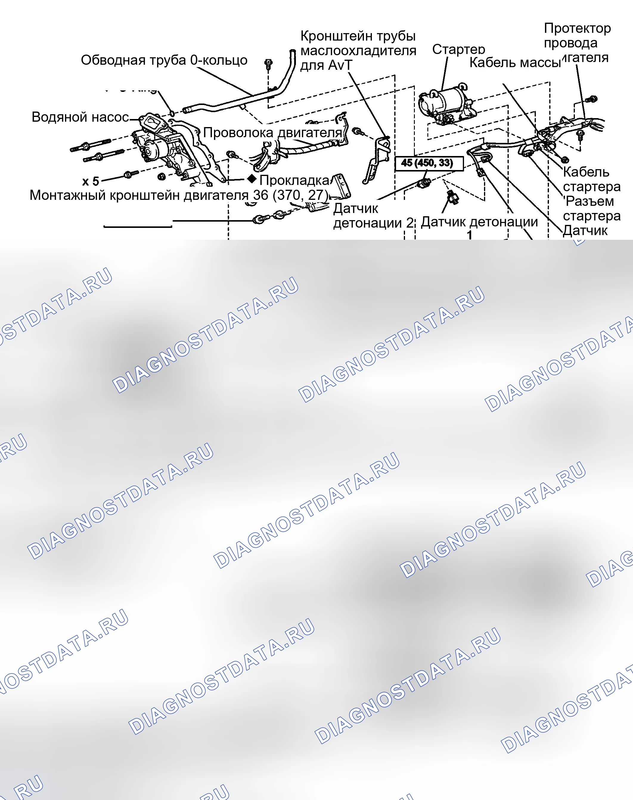 Рис. 241: КОМПОНЕНТЫ. Toyota Land Cruiser 100 рестайлинг