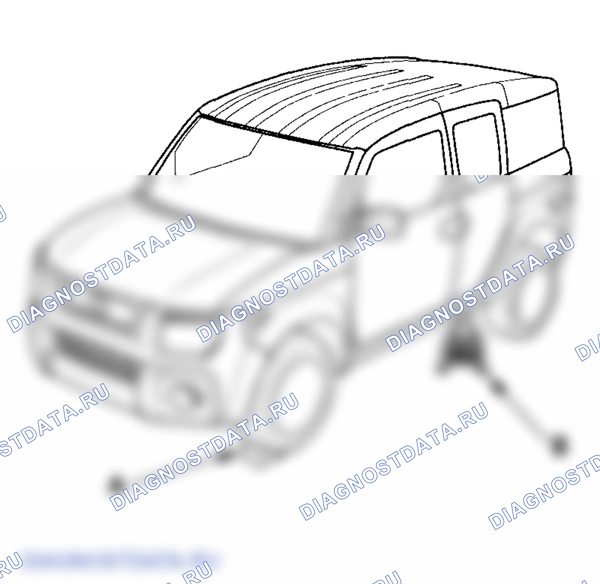 Рис. 67: Замедление на передачах переднего хода (режим 2WD). Honda Element YH2
