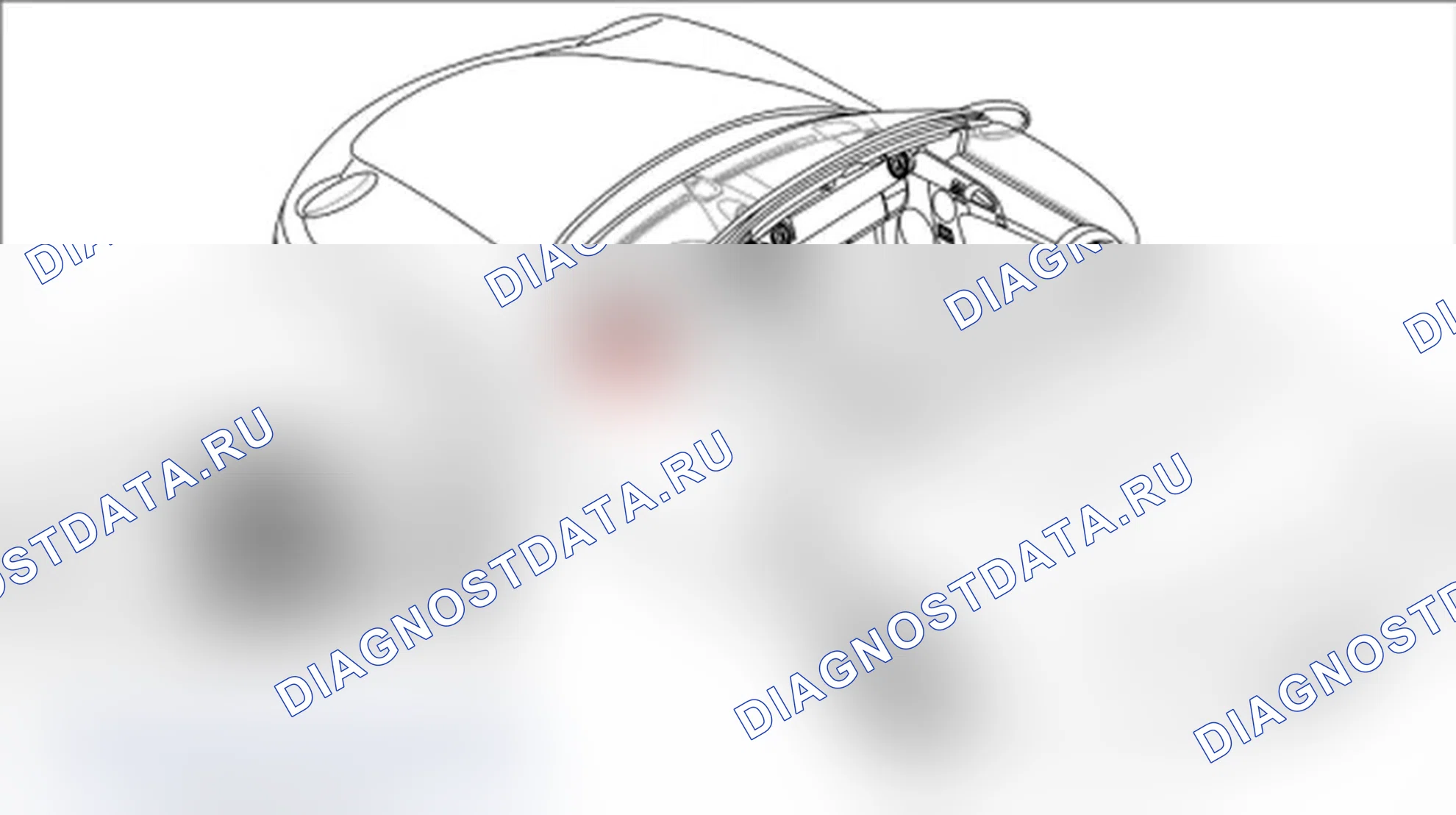 Рис. 212: Снятие двигателя регулировки зеркала. Porsche Cayman S 987