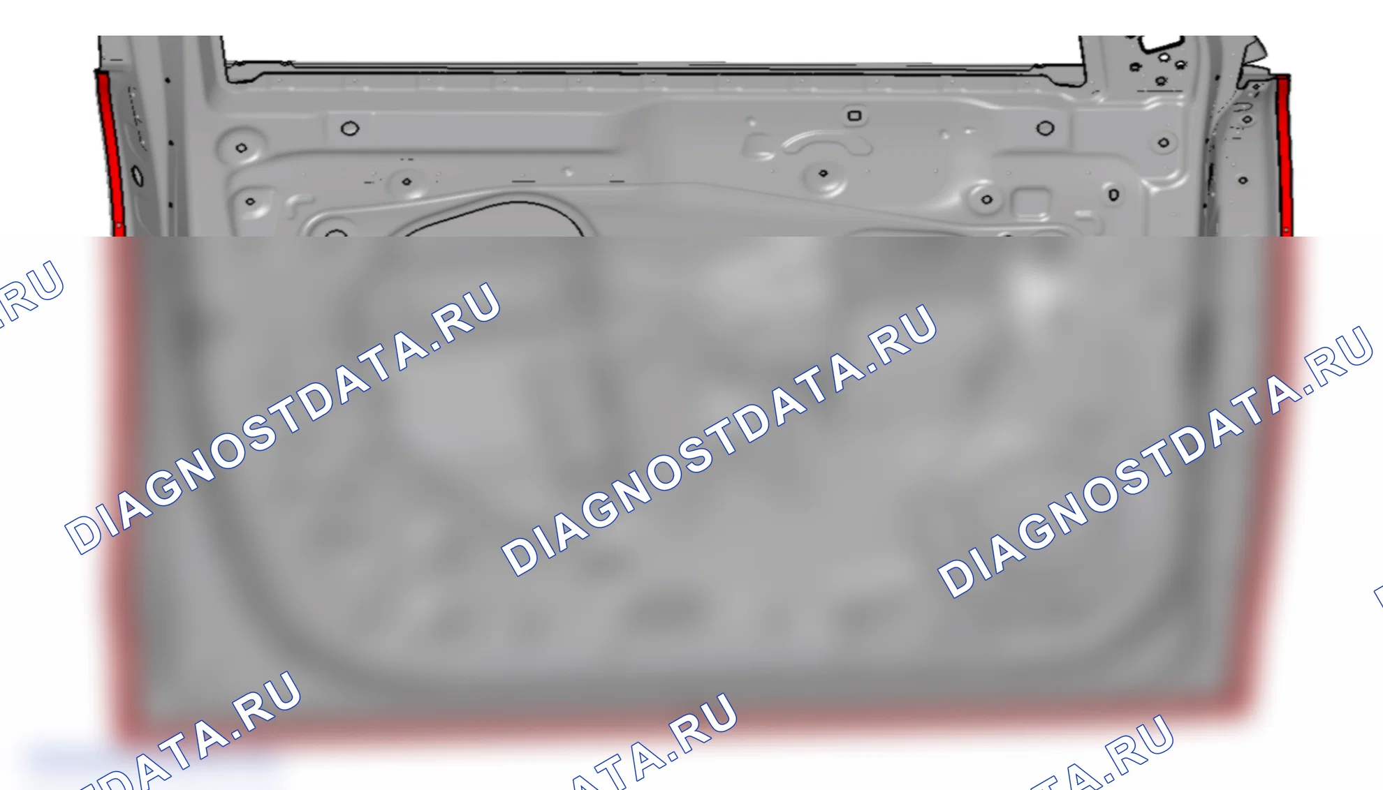 ПВХ Сварной шов Герметика - Зона крышки двери — Tank 500. Tank Tank 500 I