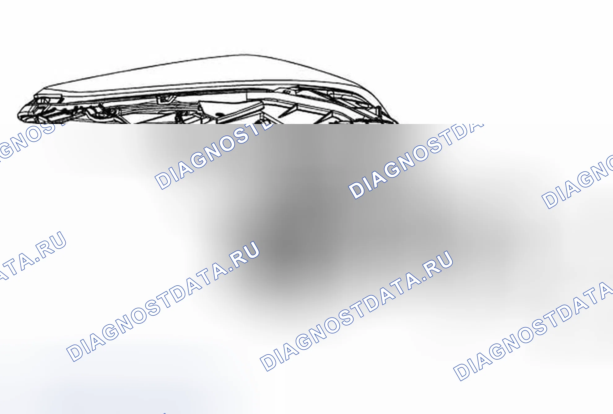 Рис. 20: Замена модуля управления объективом и яркостью фары. Cadillac ATS I