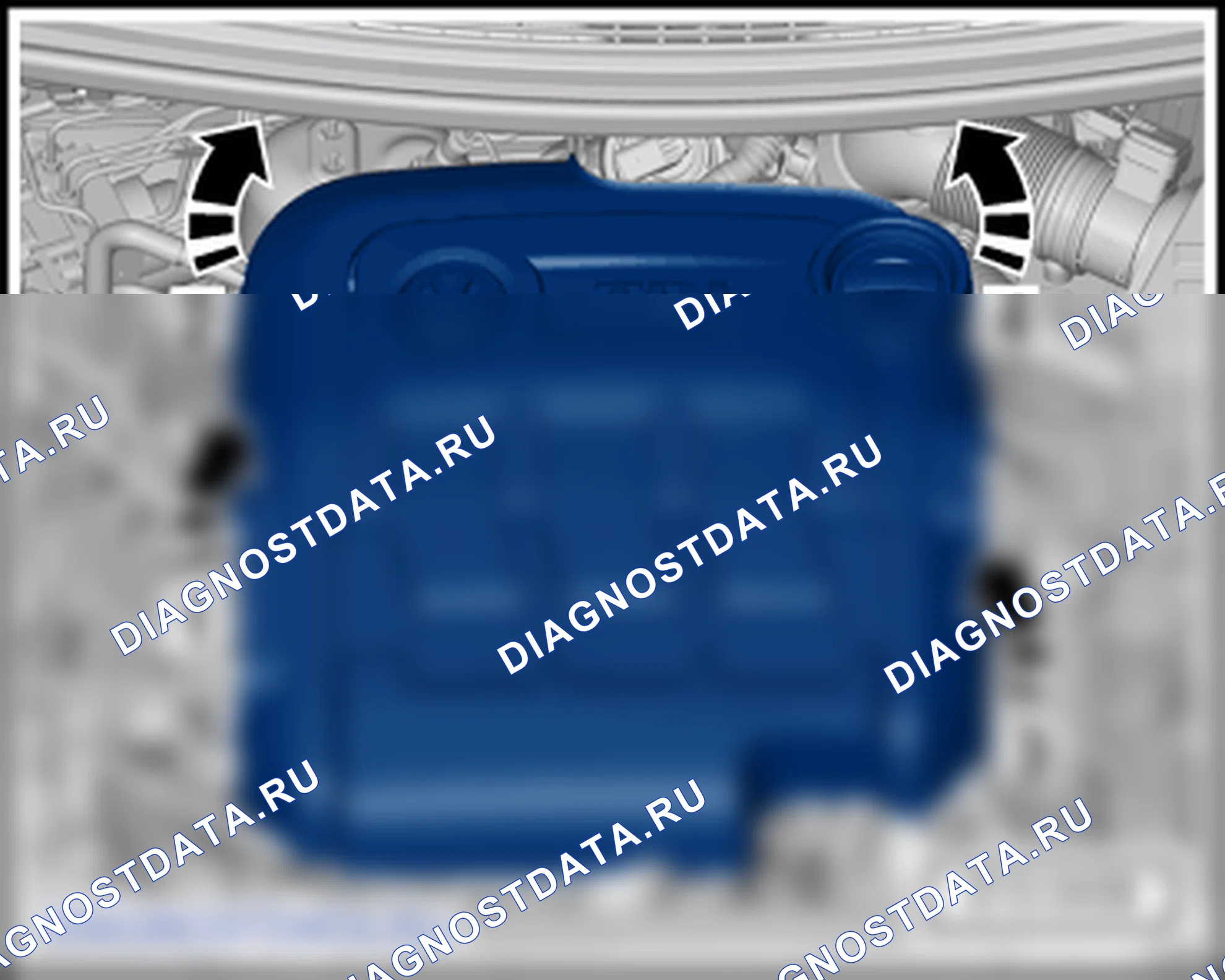 Как снять и установить двигатель (1,2/55 кВт TDI CR). Skoda Roomster I