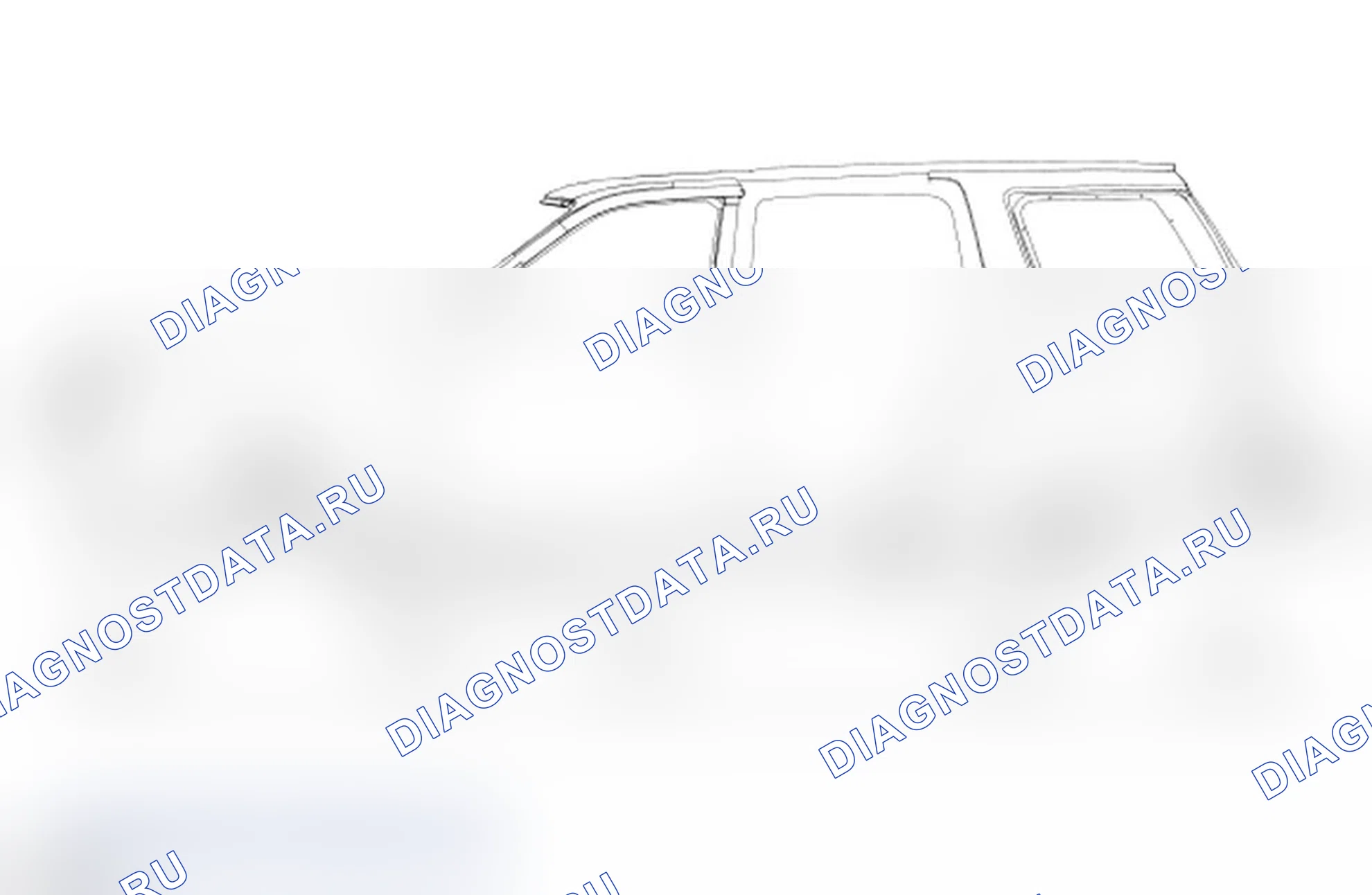 Рис. 20: Размеры нижней части тела. Ford Explorer IV
