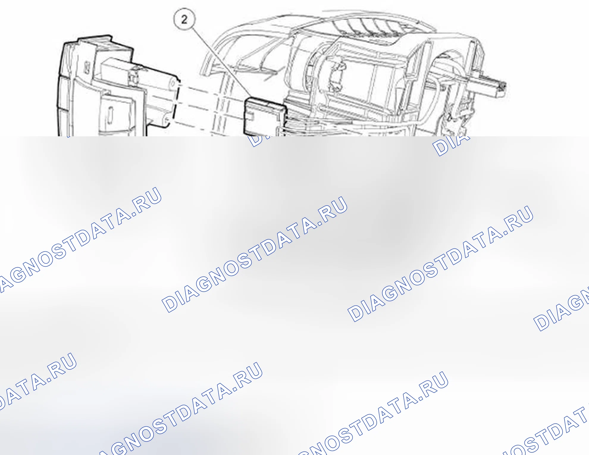 Рис. 8: Управление рулевым колесом. Ford Freestyle I