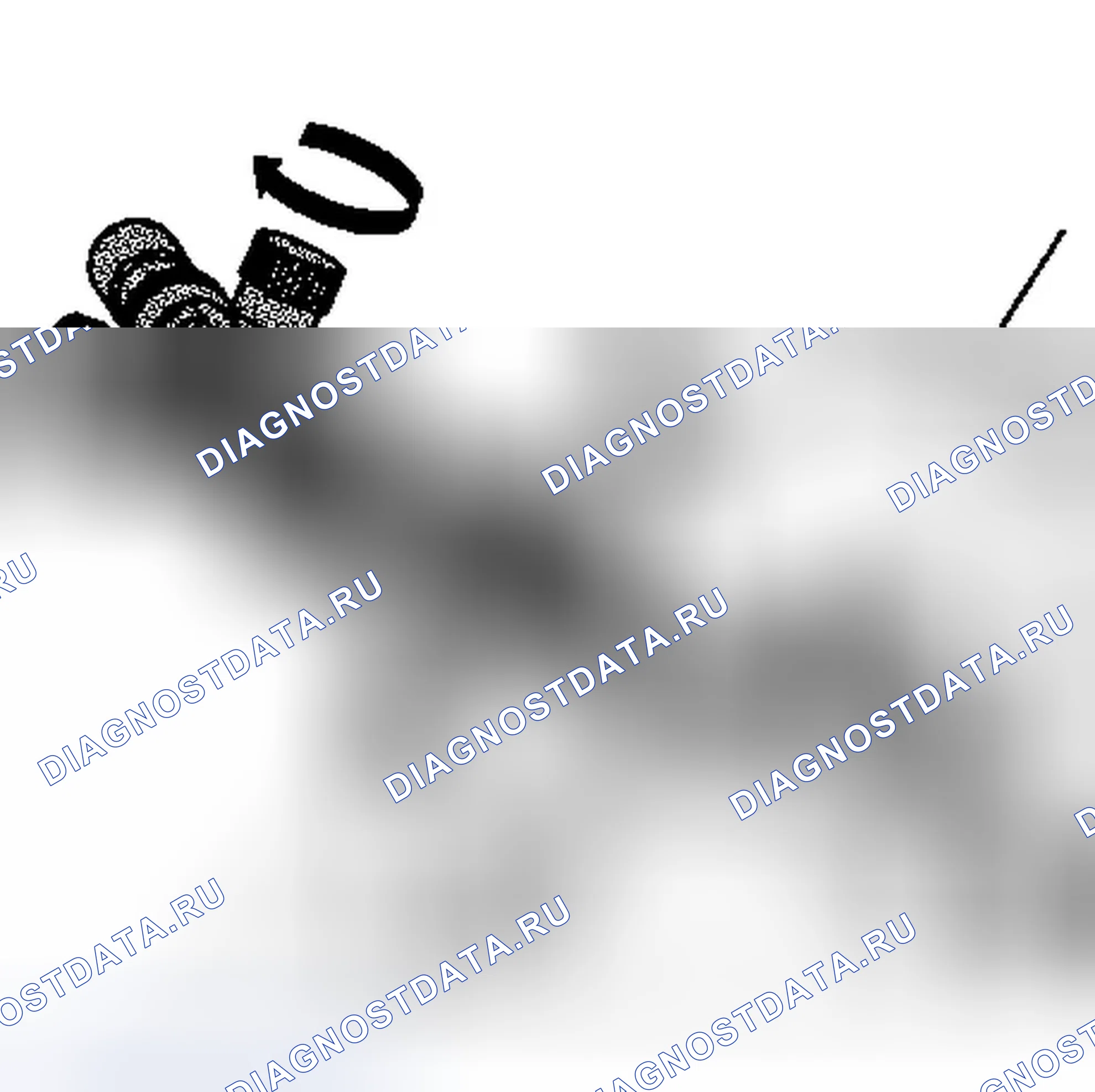 Рис. 36: Измерение зазоров в подшипниках шатуна - метод J 43690. Chevrolet Silverado 3500 