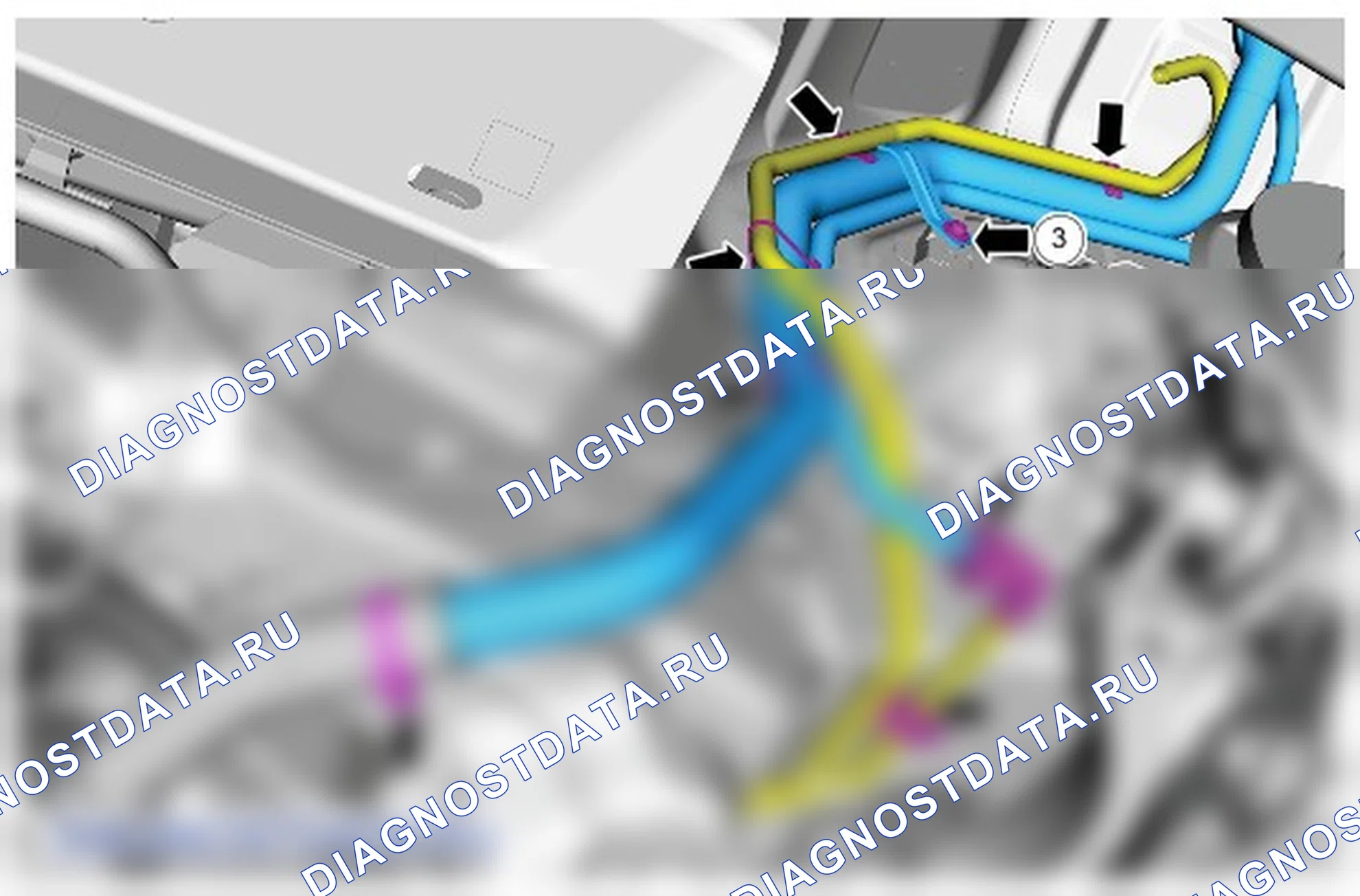 Как снять и установить заливной патрубок топливного бака. Ford Galaxy III