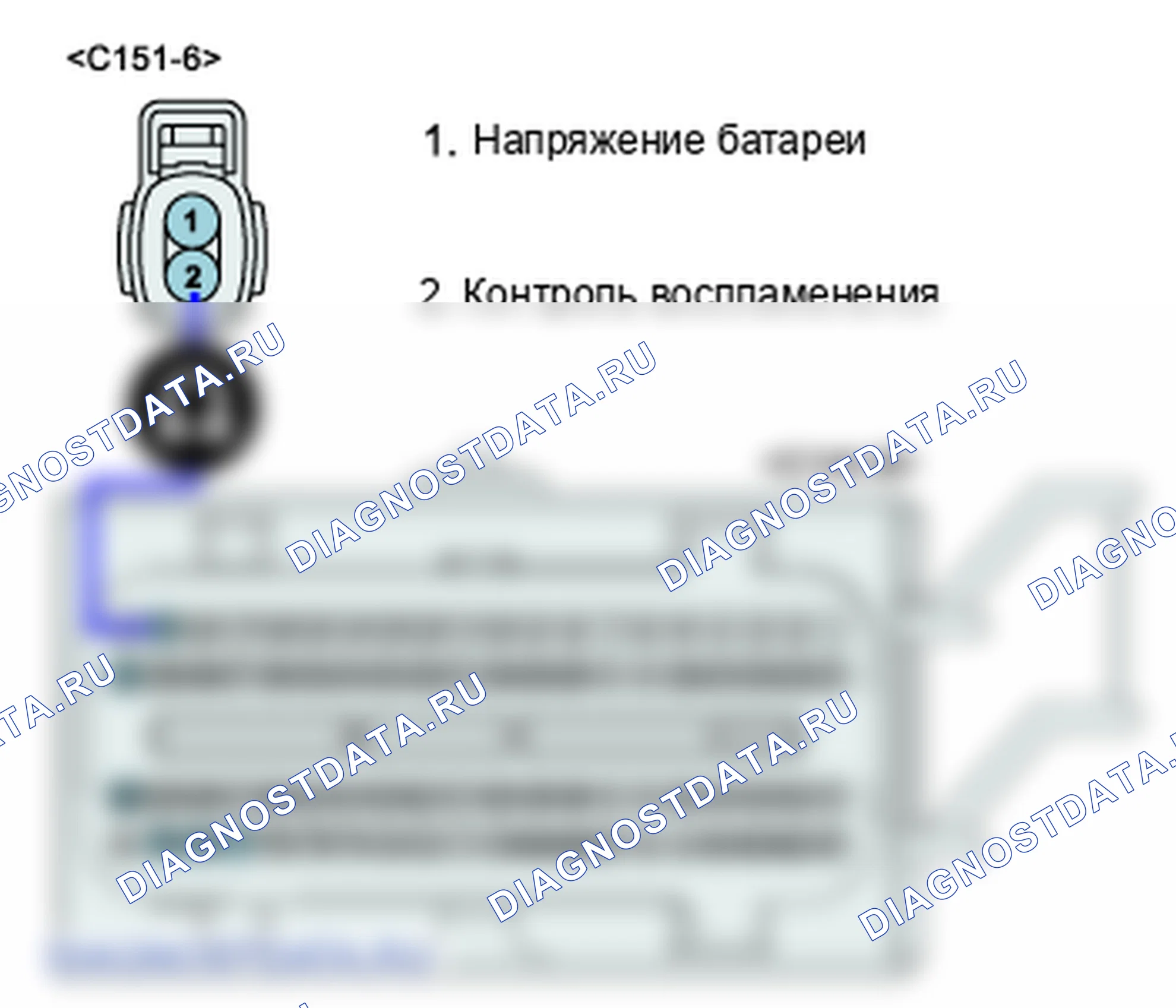 P0356: Первичная/вторичная цепь катушки зажигания F. Kia Sorento BL