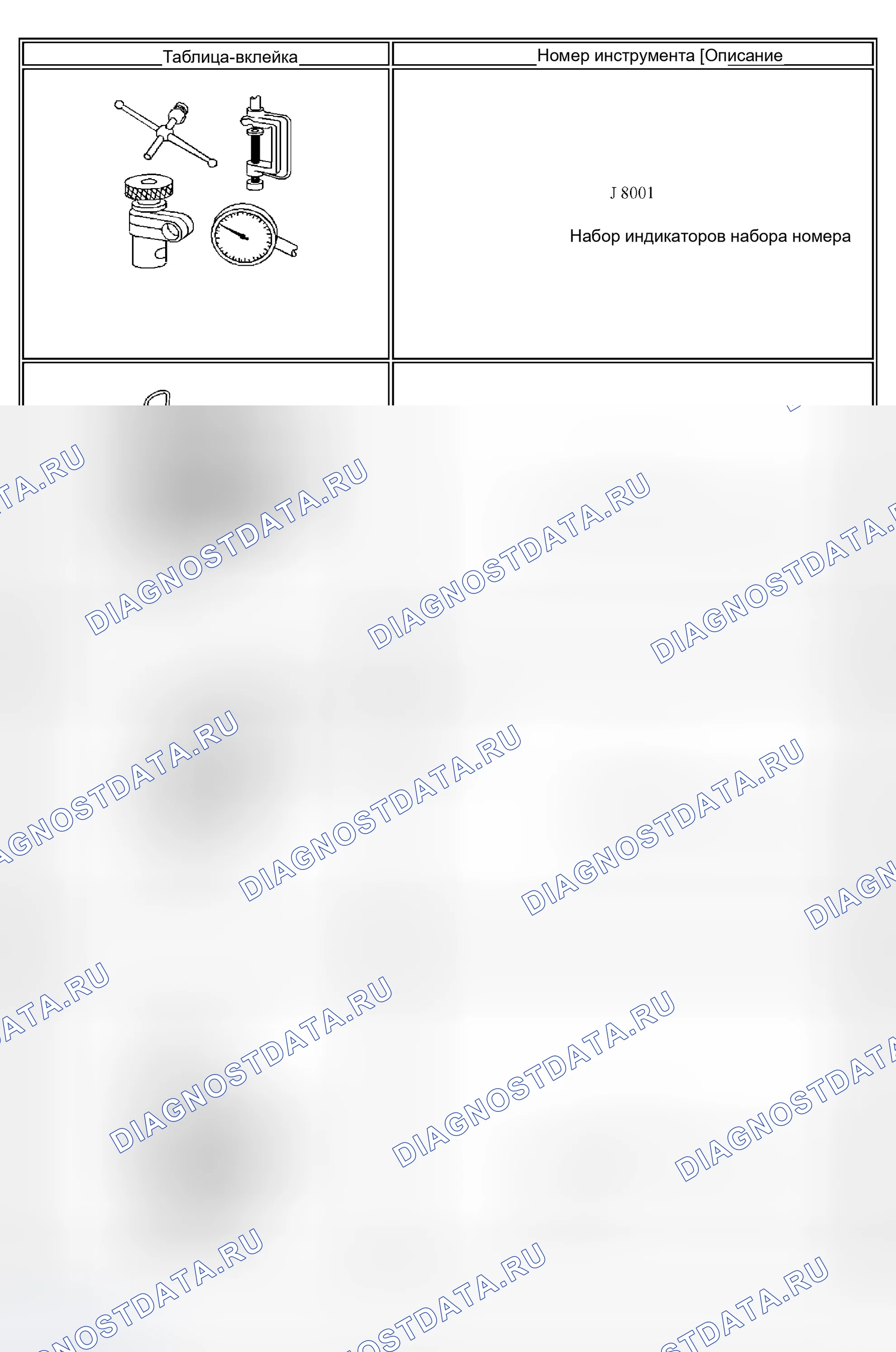 Рис. 17: Специальные инструменты и оборудование. Kia Ceed CD