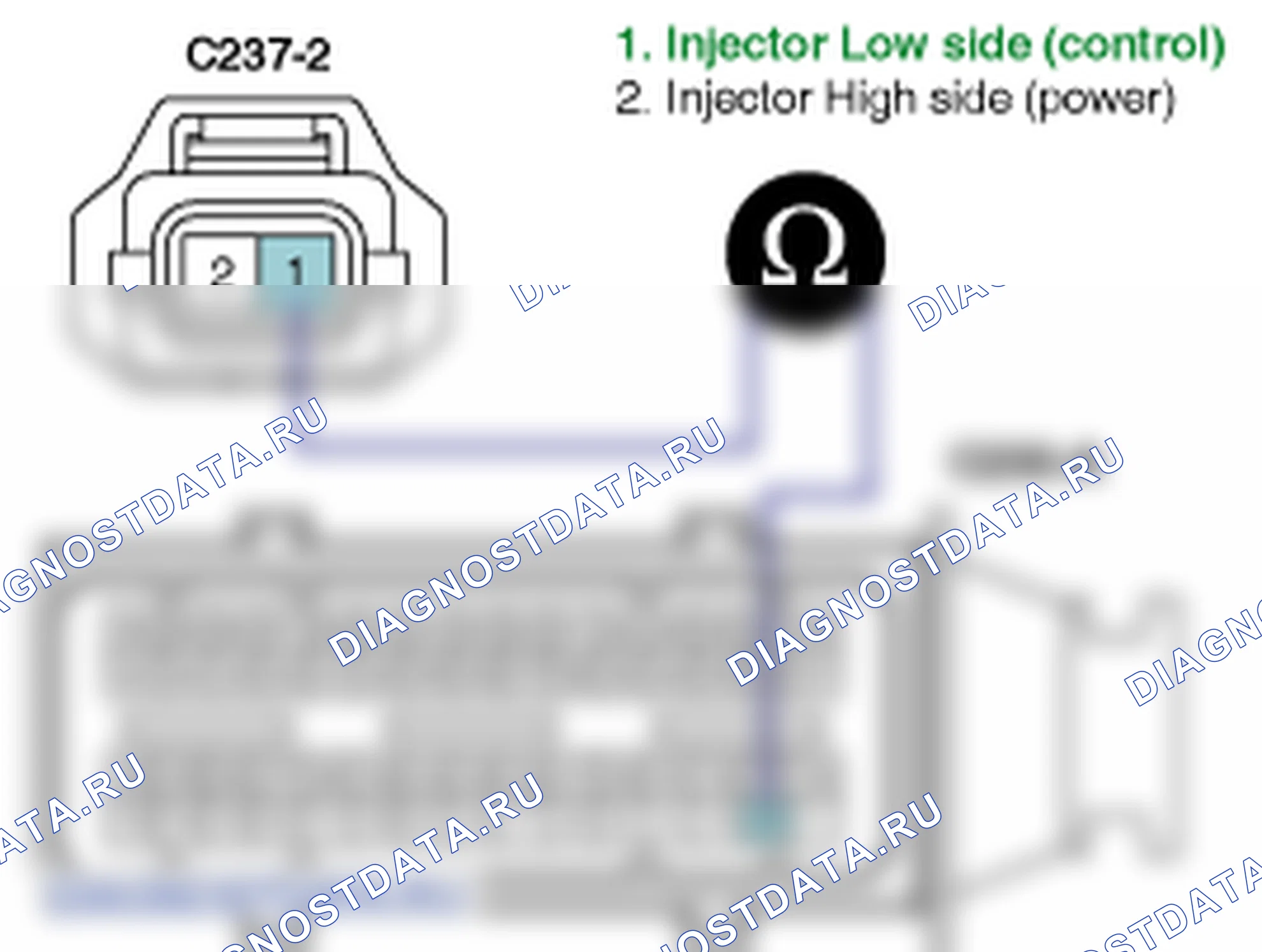 Контроль проводов — P0202. Hyundai Santa Fe CM