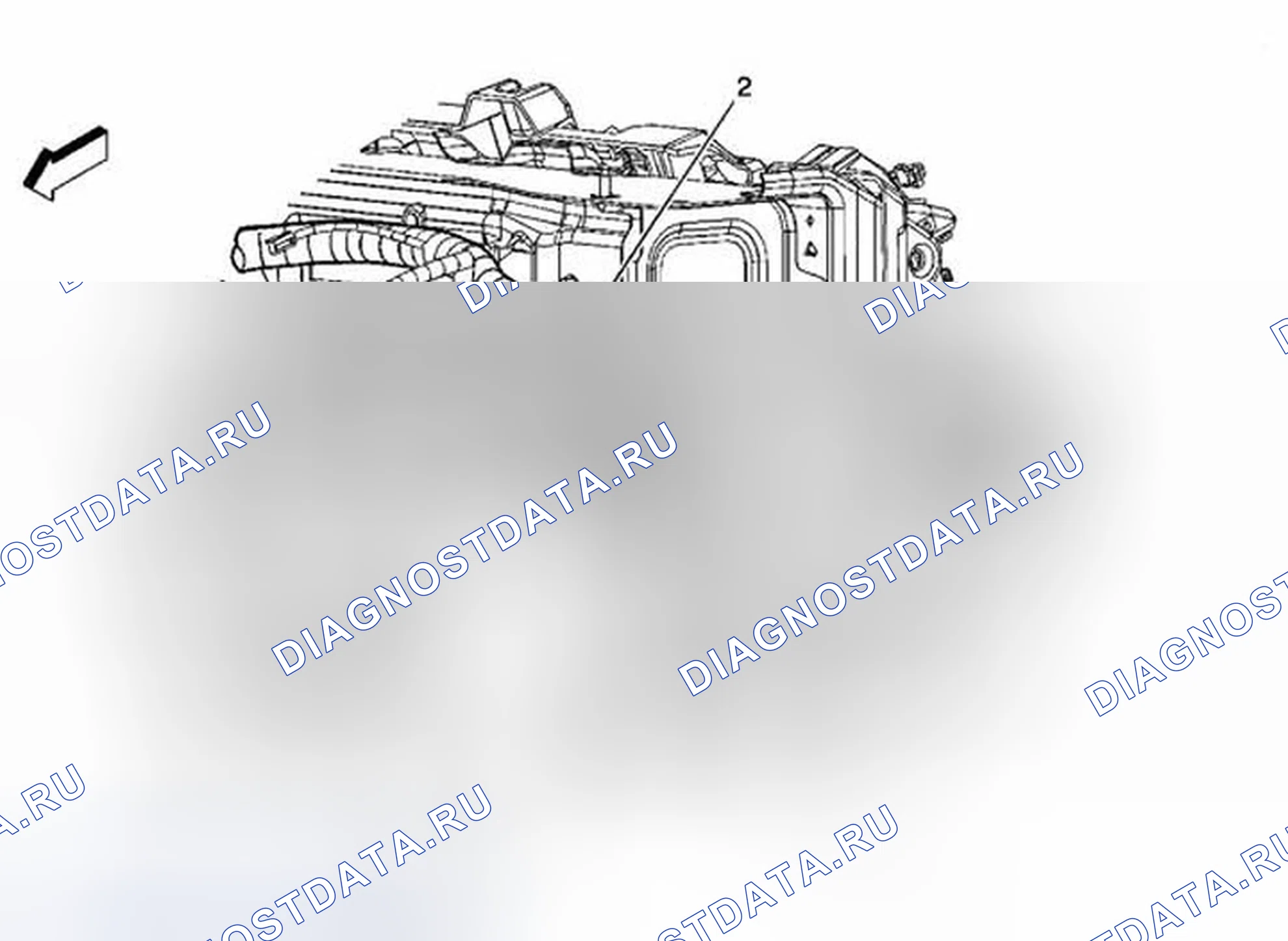 Рис. 6: Левая сторона I / P. Chevrolet Equinox I