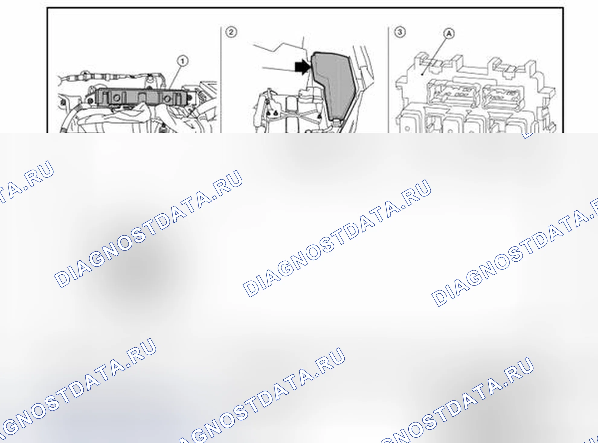 Рис. 201: Расположение компонентов. Nissan Altima L33