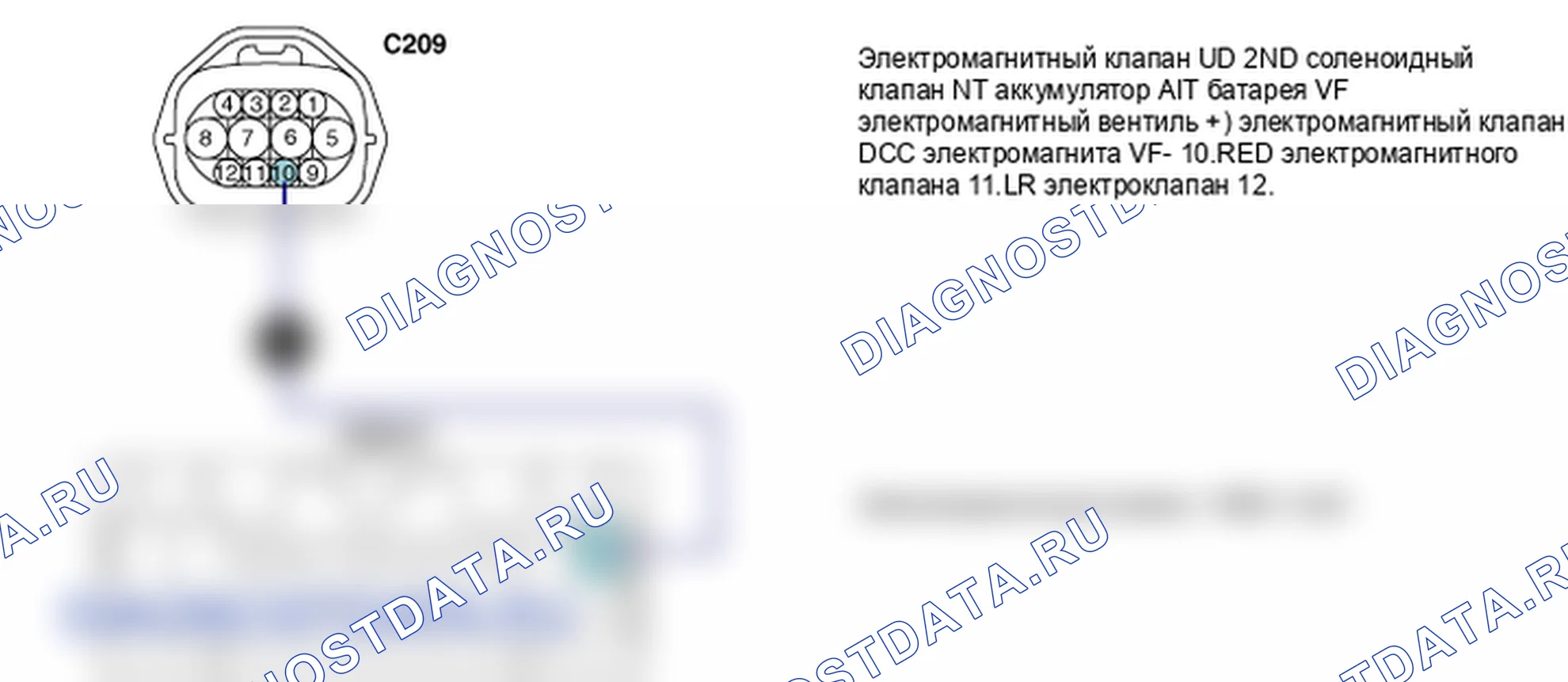 Контроль проводов — P0770. Hyundai Santa Fe CM