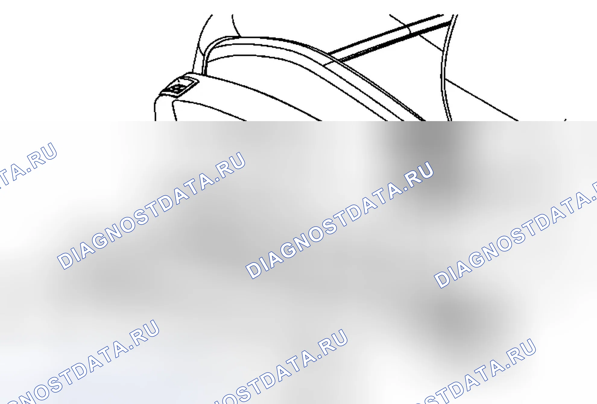 Рис. 4: Замена финишной крышки трека регулятора переднего сиденья. Chevrolet Malibu VIII рестайлинг