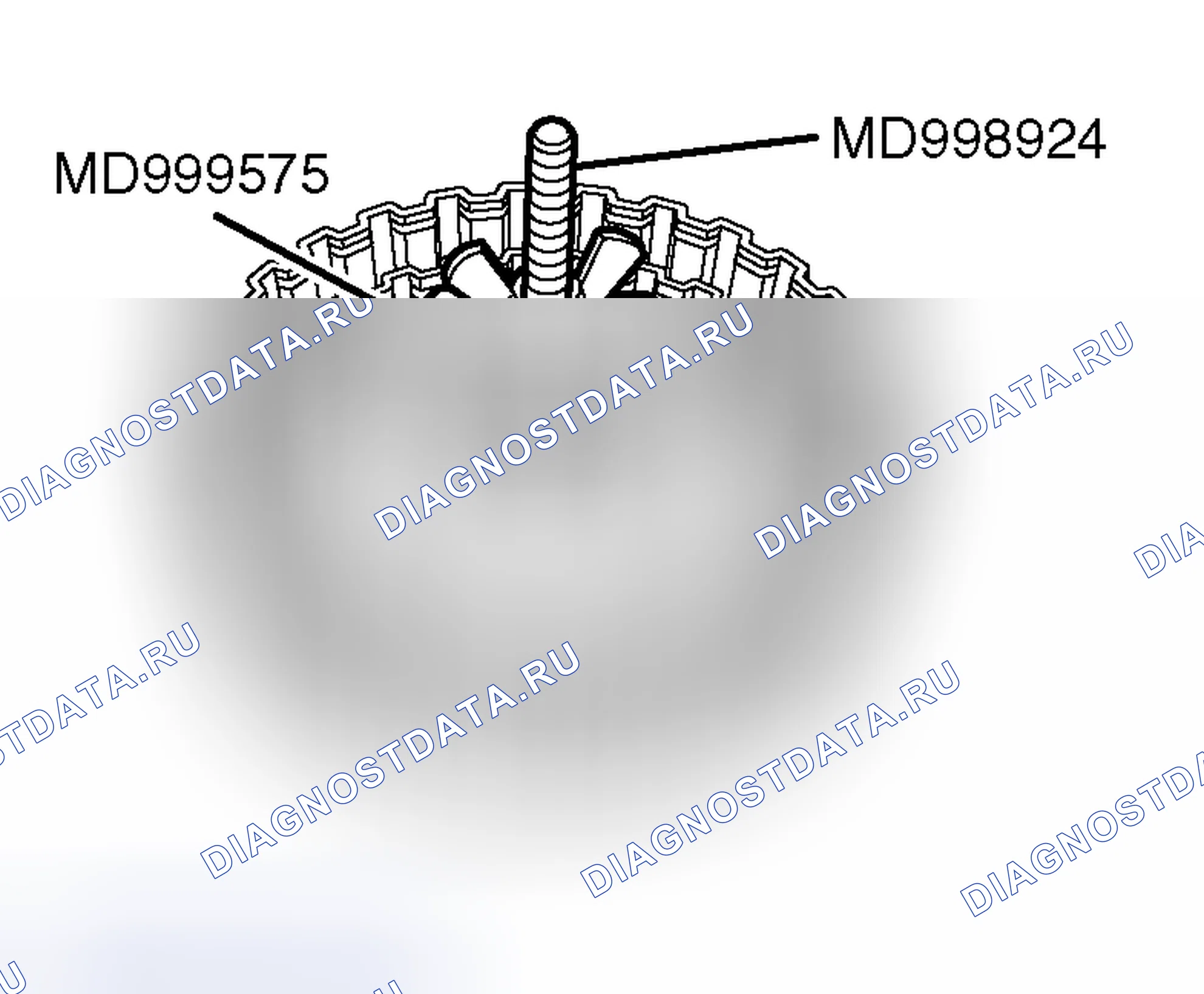 Рис. 486: < < A > > СНЯТИЕ СТОПОРНОГО КОЛЬЦА. Mitsubishi Endeavor I