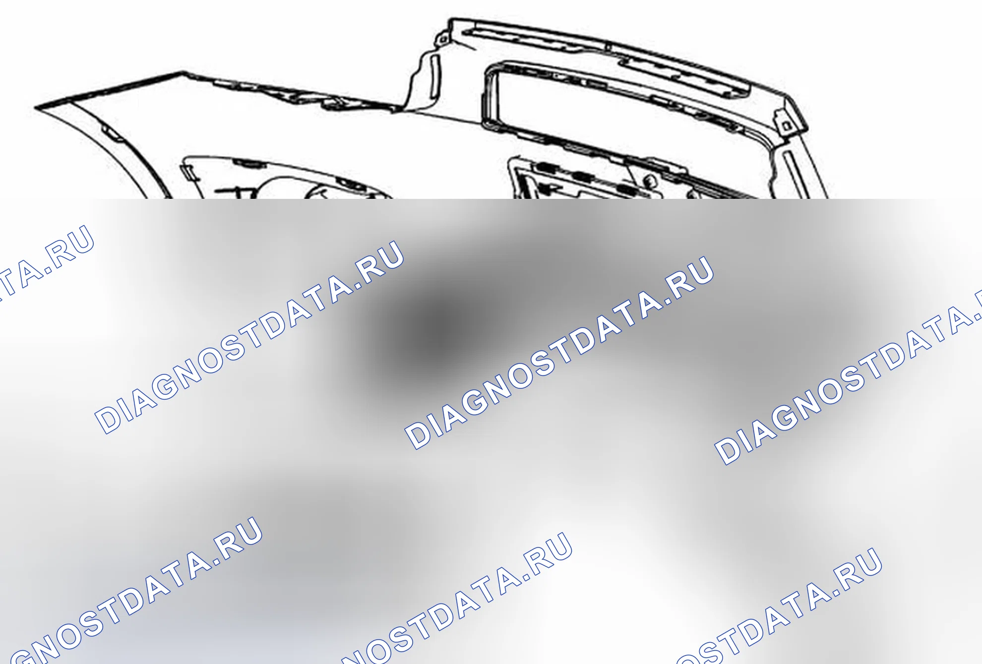 Рис. 9: Замена датчика температуры окружающего воздуха. Chevrolet Sonic I