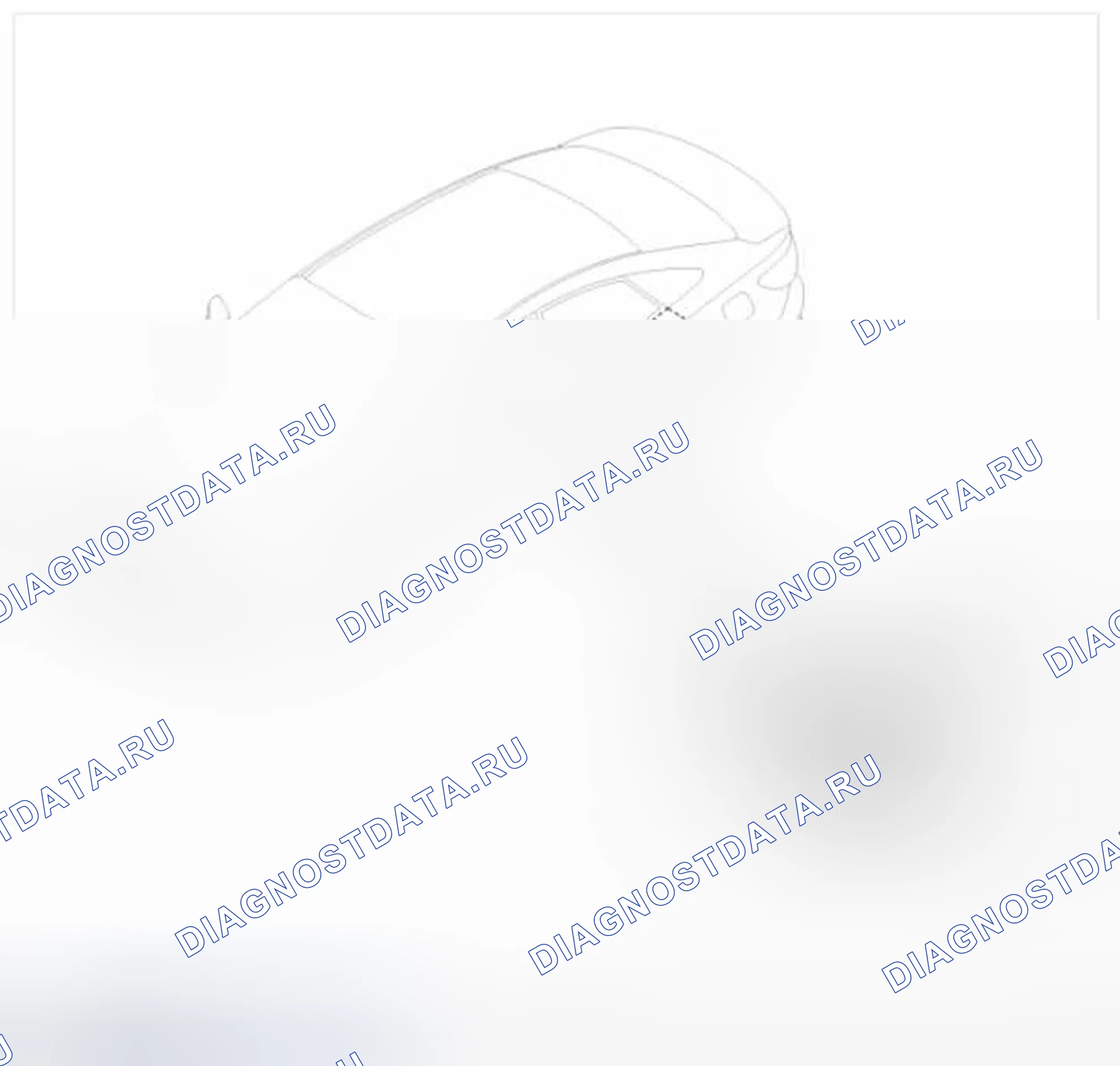 Рис. 85: Расположение компонентов. Hyundai Azera II