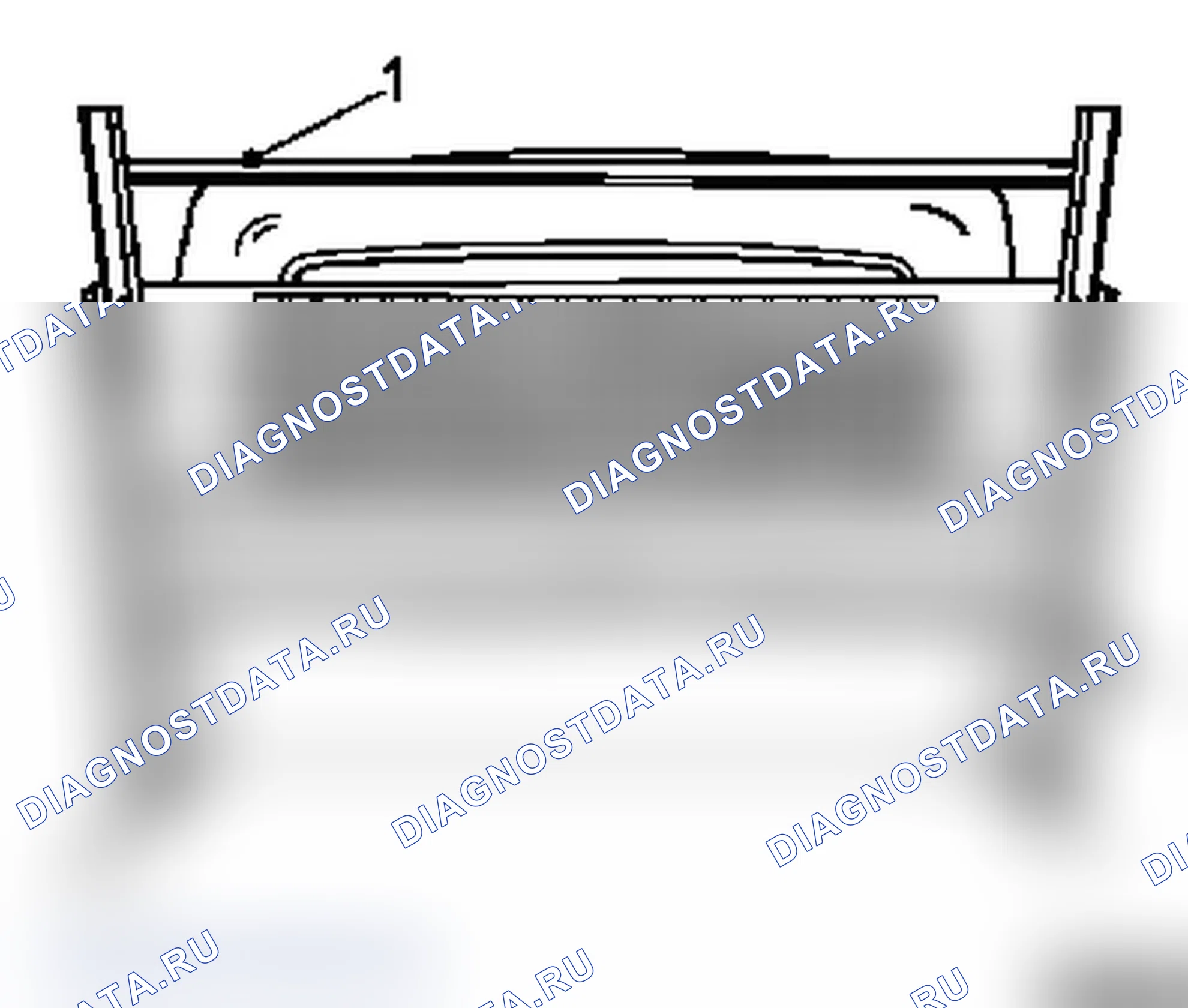 Замена поперечины поперечной рамы (кузов с боковыми откидными бортами). Opel Movano A