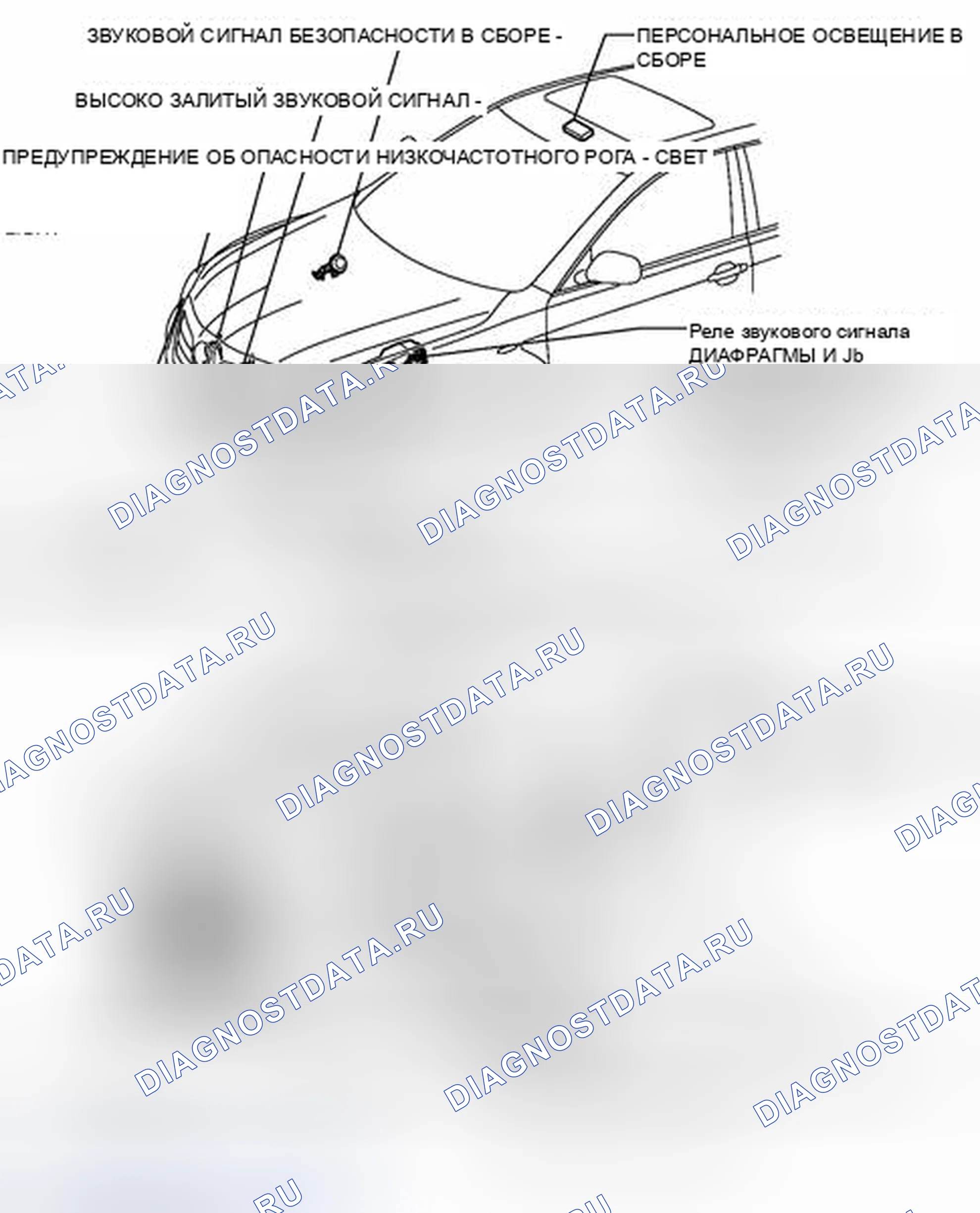 Рис. 328: ИЛЛЮСТРАЦИЯ. Toyota Camry XV40 рестайлинг