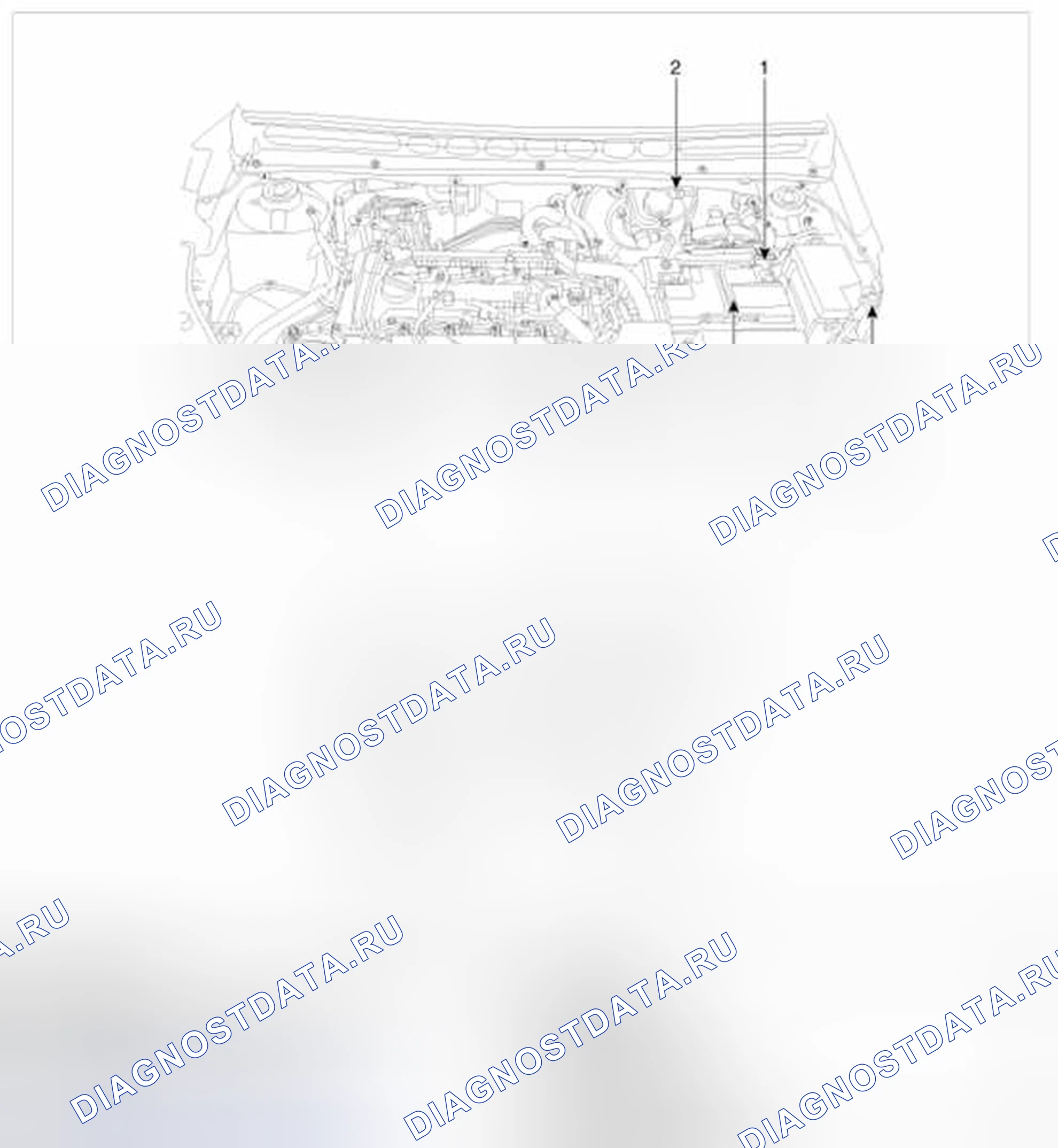 Рис. 223: Расположение компонентов. Geely Vision X3 Pro I