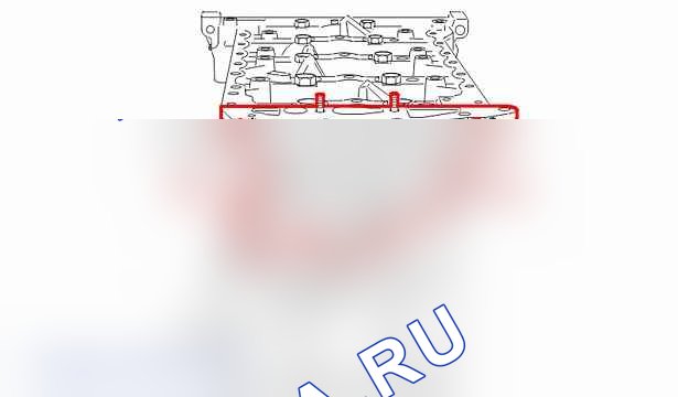 Сборка: двигателя — b1ck224d. Peugeot 607 I