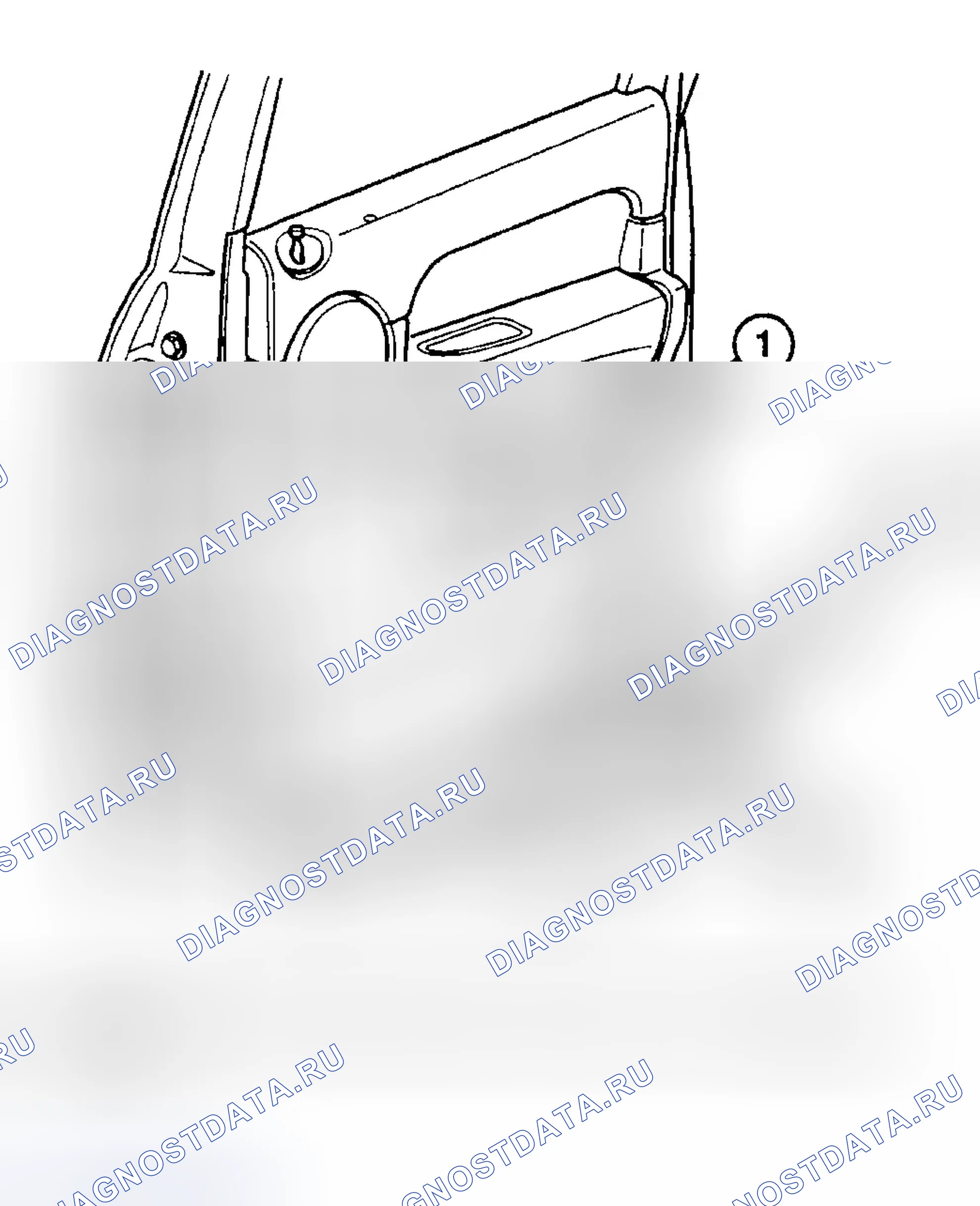 Рис. 104: ДЕМОНТАЖ. Dodge Pickup R1500 