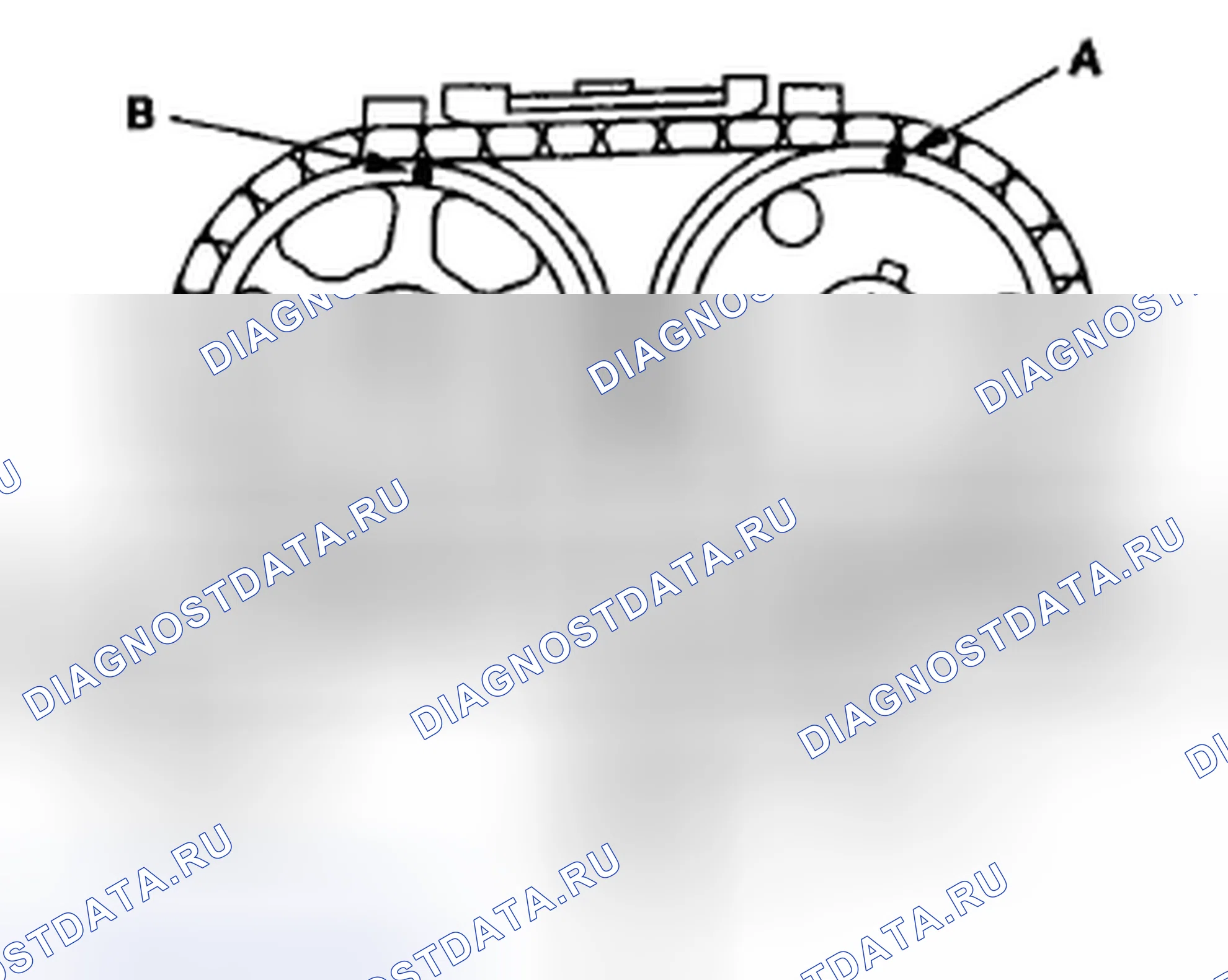 Рис. 55: Снятие кулачковой цепи. Acura CSX I