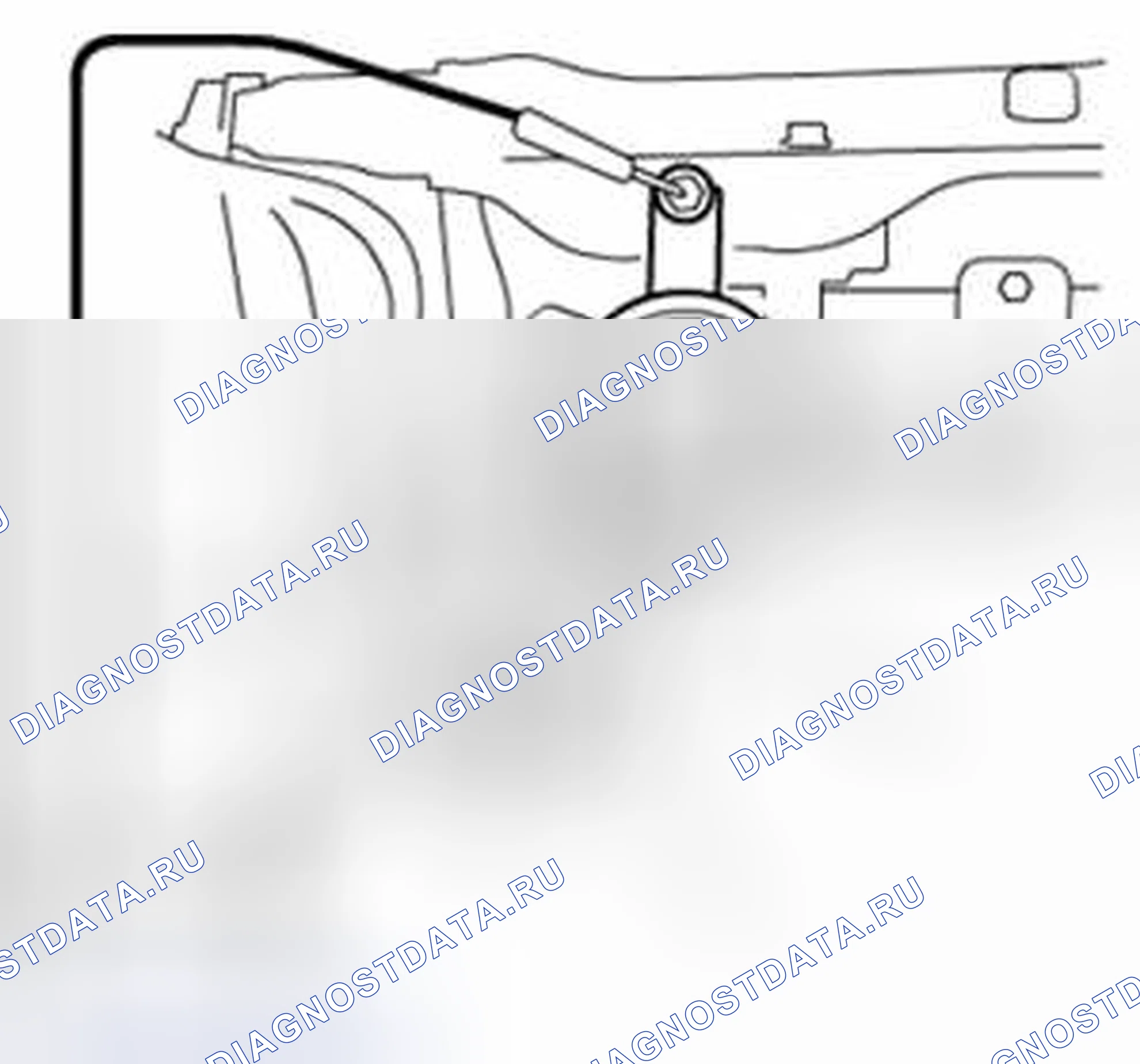 Рис. 18: Осмотр рога. Suzuki SX4 I рестайлинг